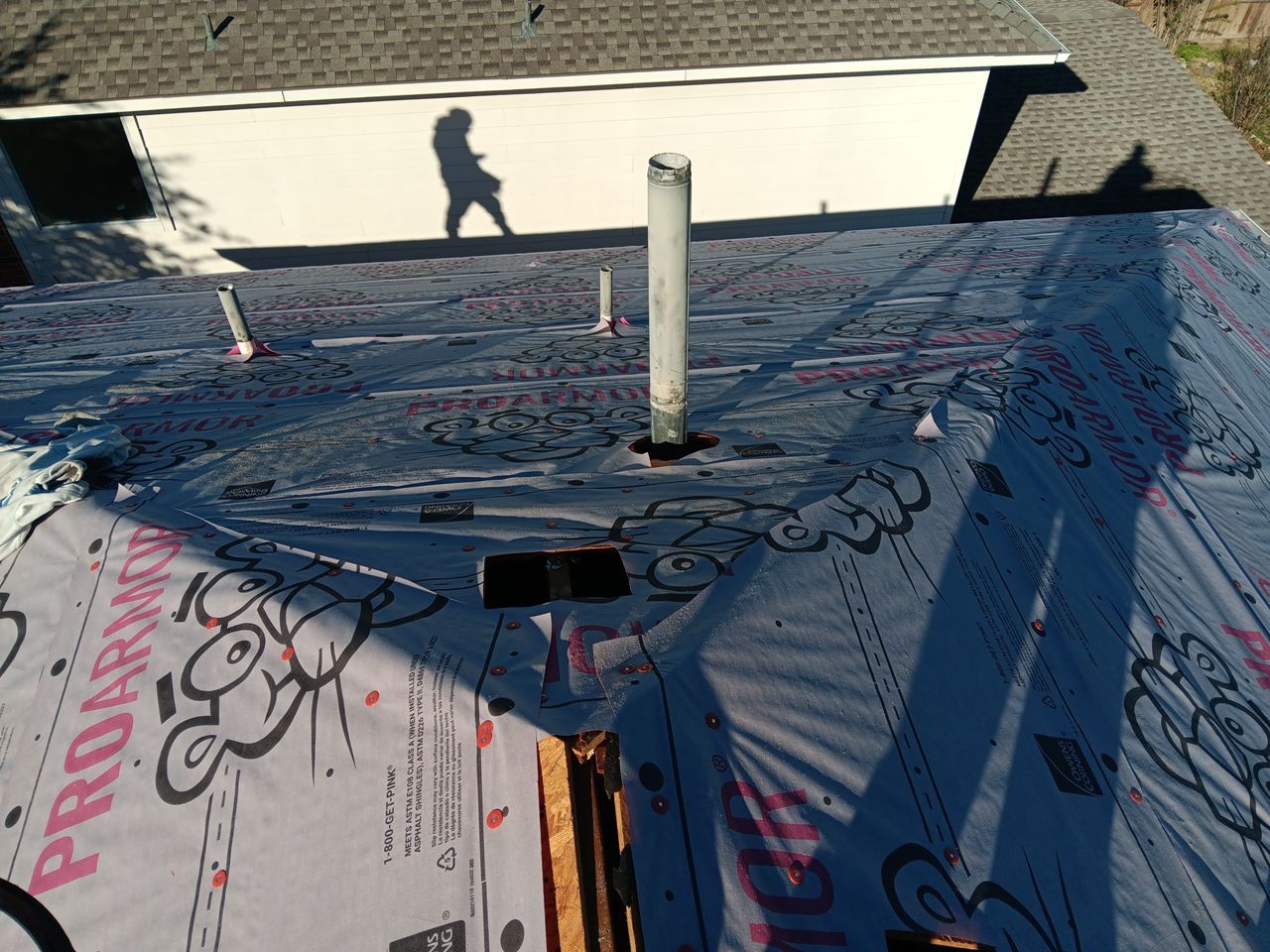 Residential Roofing Installation using Owen's Corning Duration (Lifetime) Shingles by Roof Repair Company