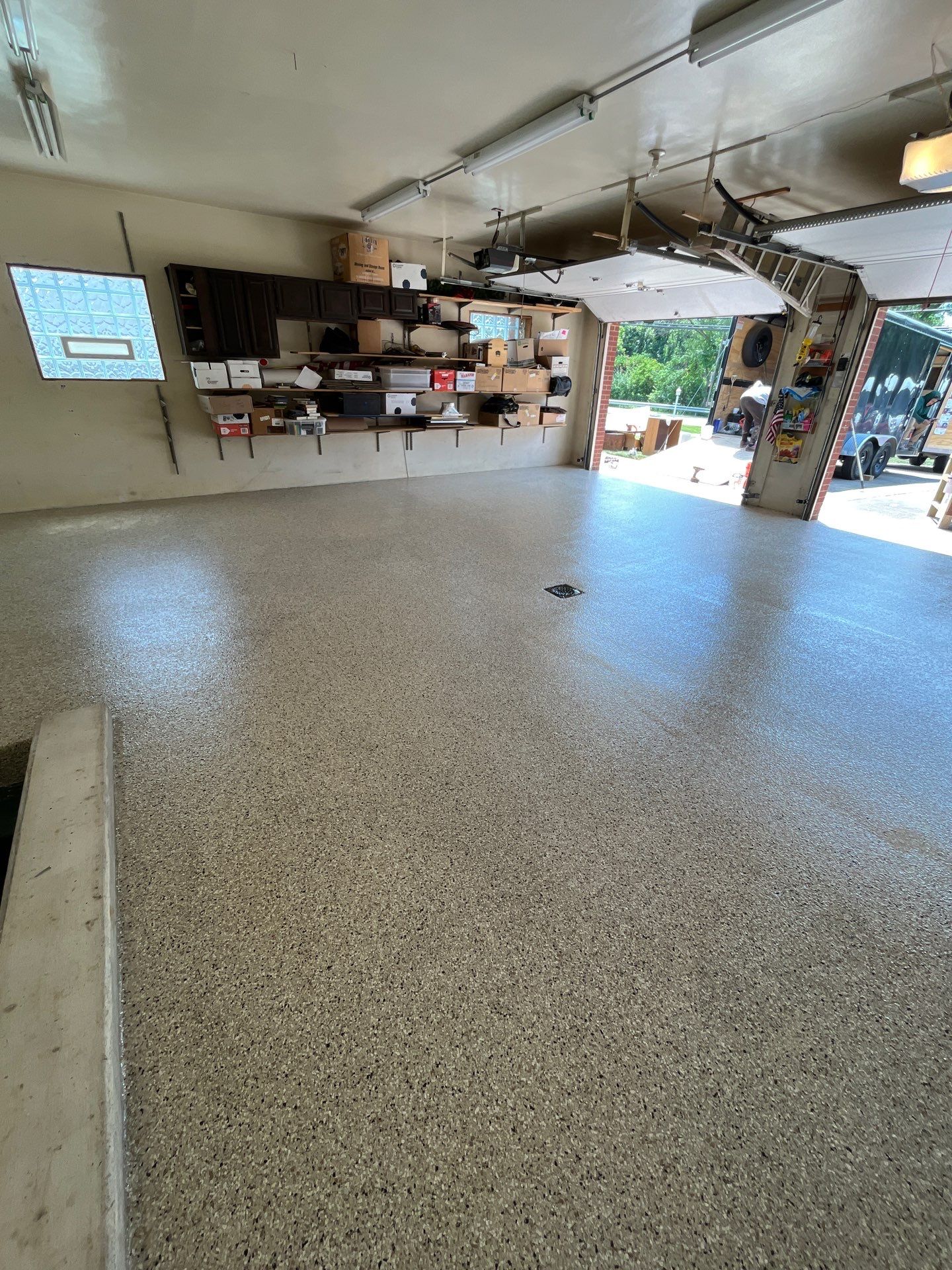 Porch + Garage Project in South Park Township by Floors in a Day, Inc