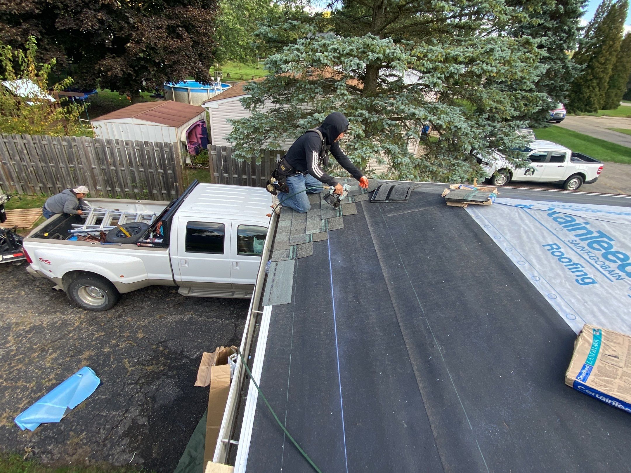 Roof Replacement using CertainTeed Landmark by 180 Contractors