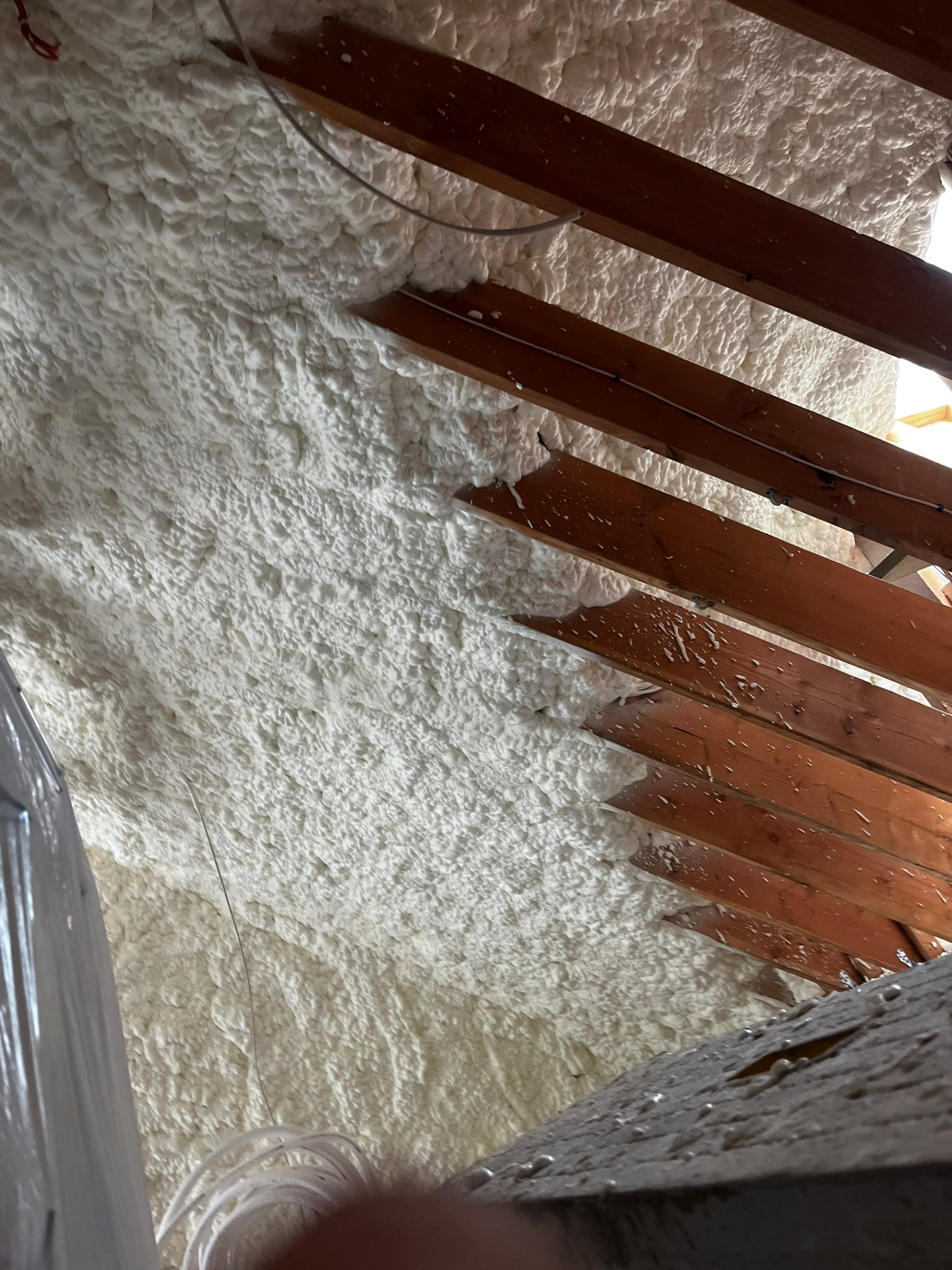 New Home Construction using open cell spray foam by NYS Foam & Energy