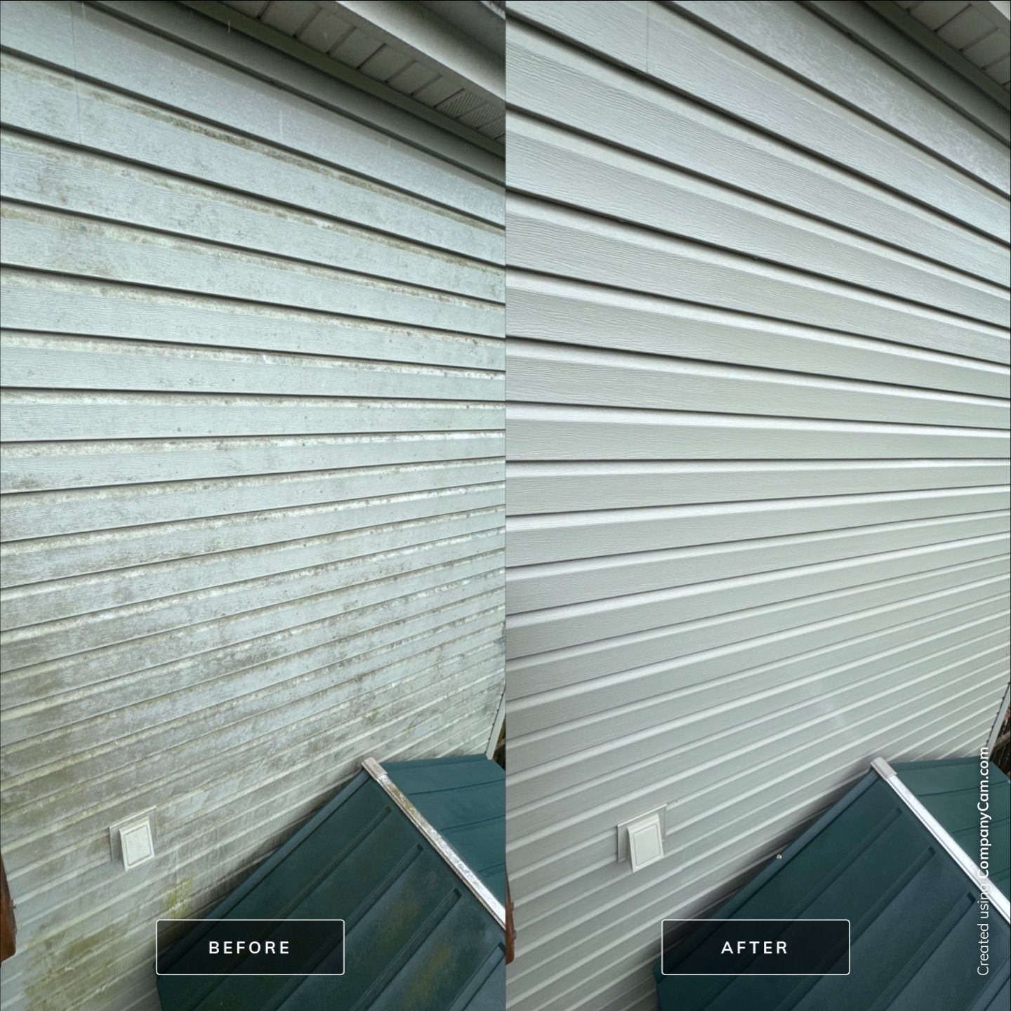 Project in Island Lake by Simmons Power & Soft Washing