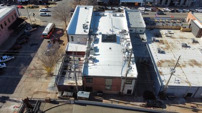 Commercial Roofing Installation using GAF