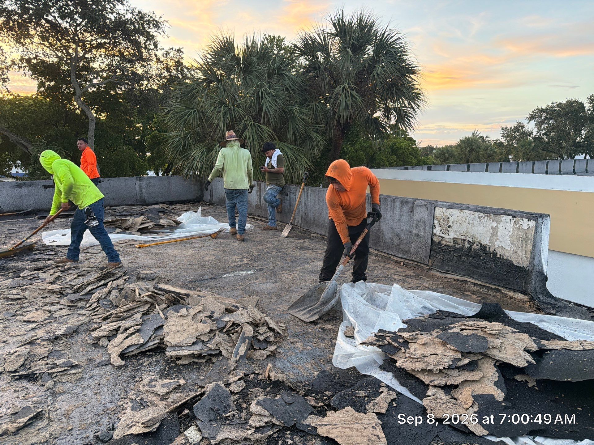 Fort Lauderdale Commercial Roof Restoration with Spray Foam and Silicone Coating by Roof King LLC