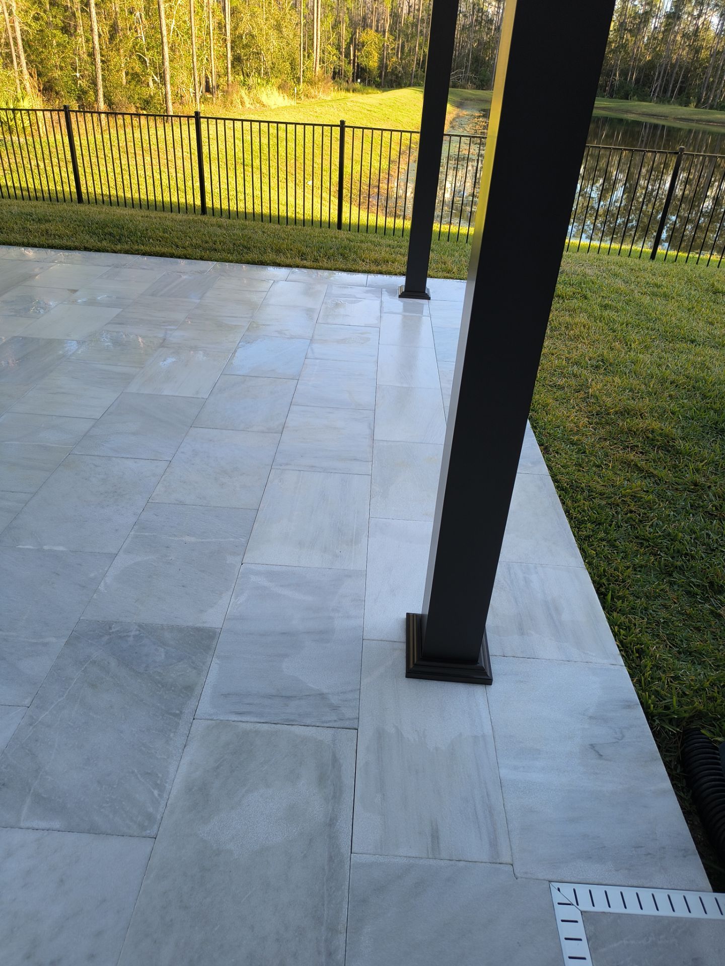 Modern Freestanding Insulated Pavilion | Windermere Poolside Oasis by Orlando pergolas 