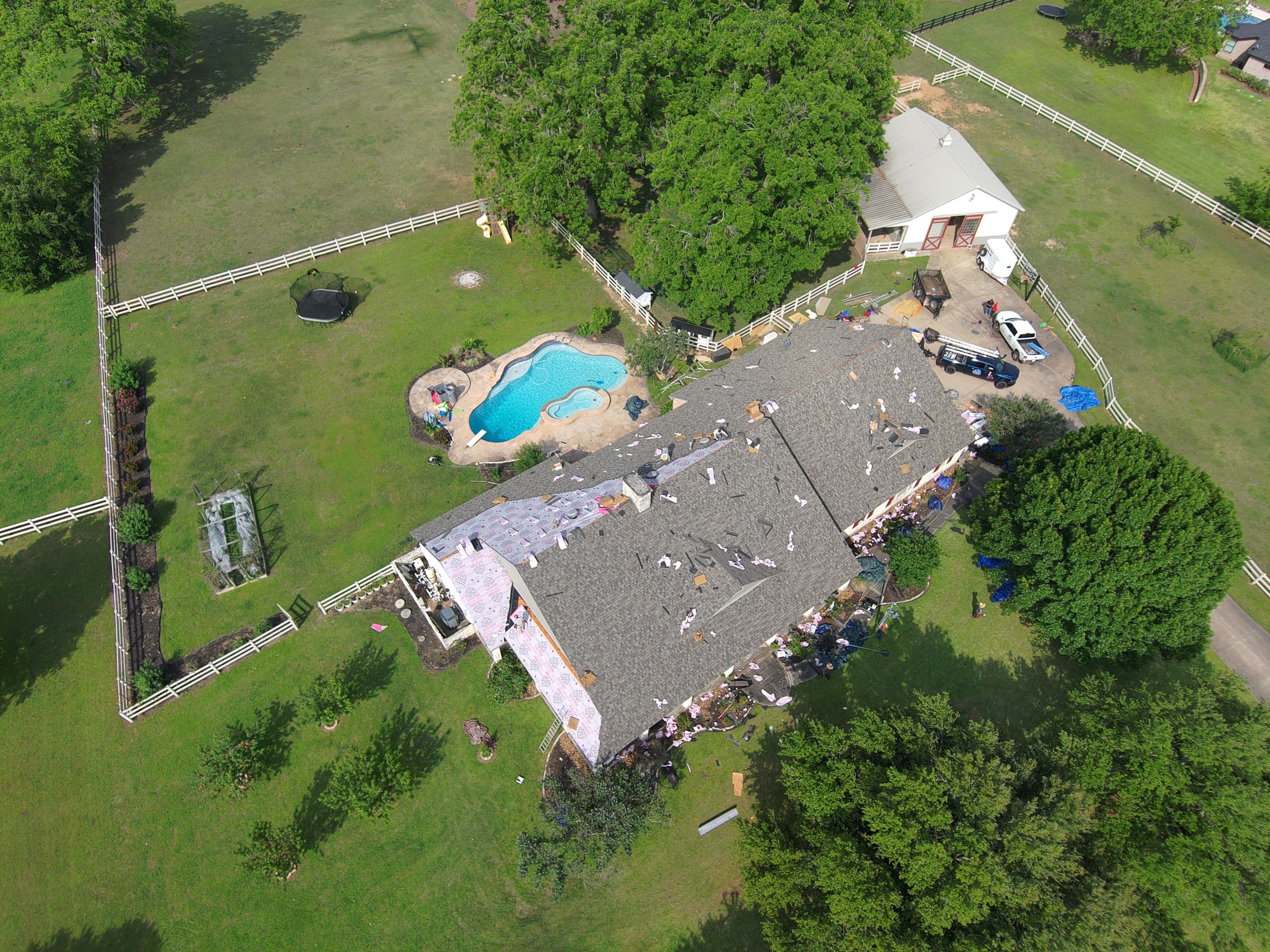Residential Roofing Installation using Owen's Corning Duration (Lifetime) Shingles by Roof Repair Company