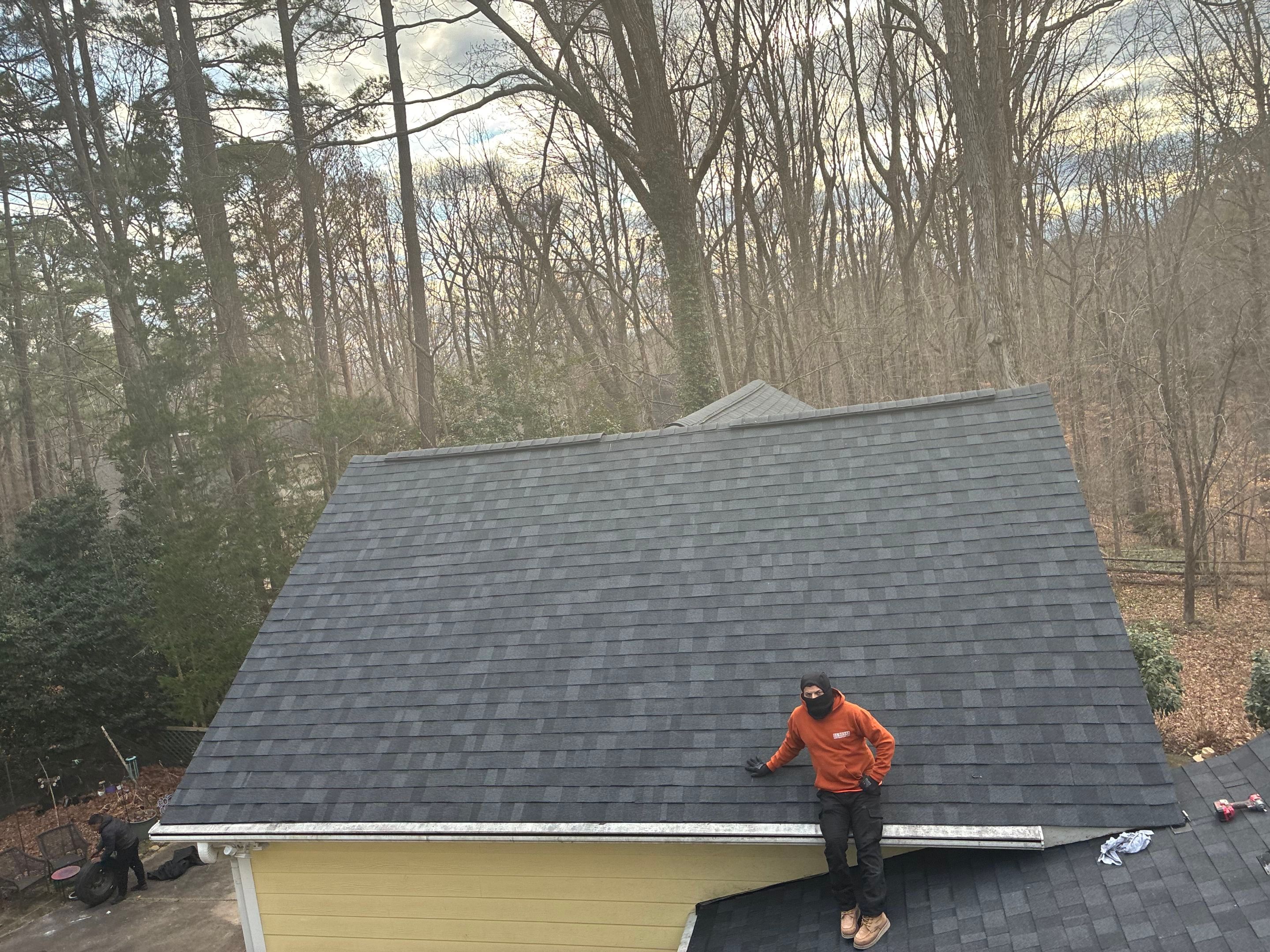 Residential Roof and Skylight Replacement in Wake Forest, North Carolina by Five Oaks Roofing Plus
