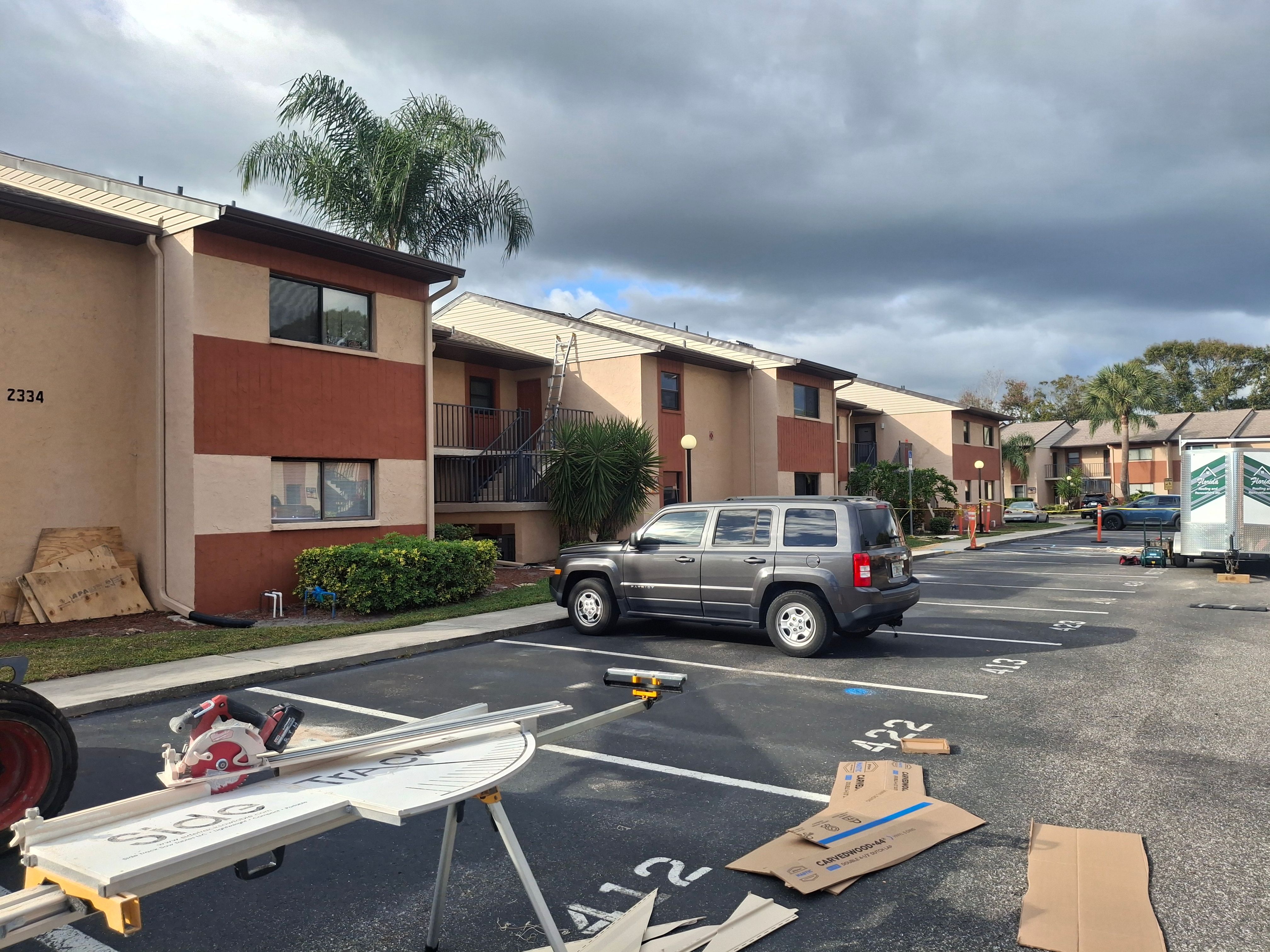 Multi-Family Roof Replacement and Siding Installation in Melbourne by Florida Roofing and Renovations Inc.