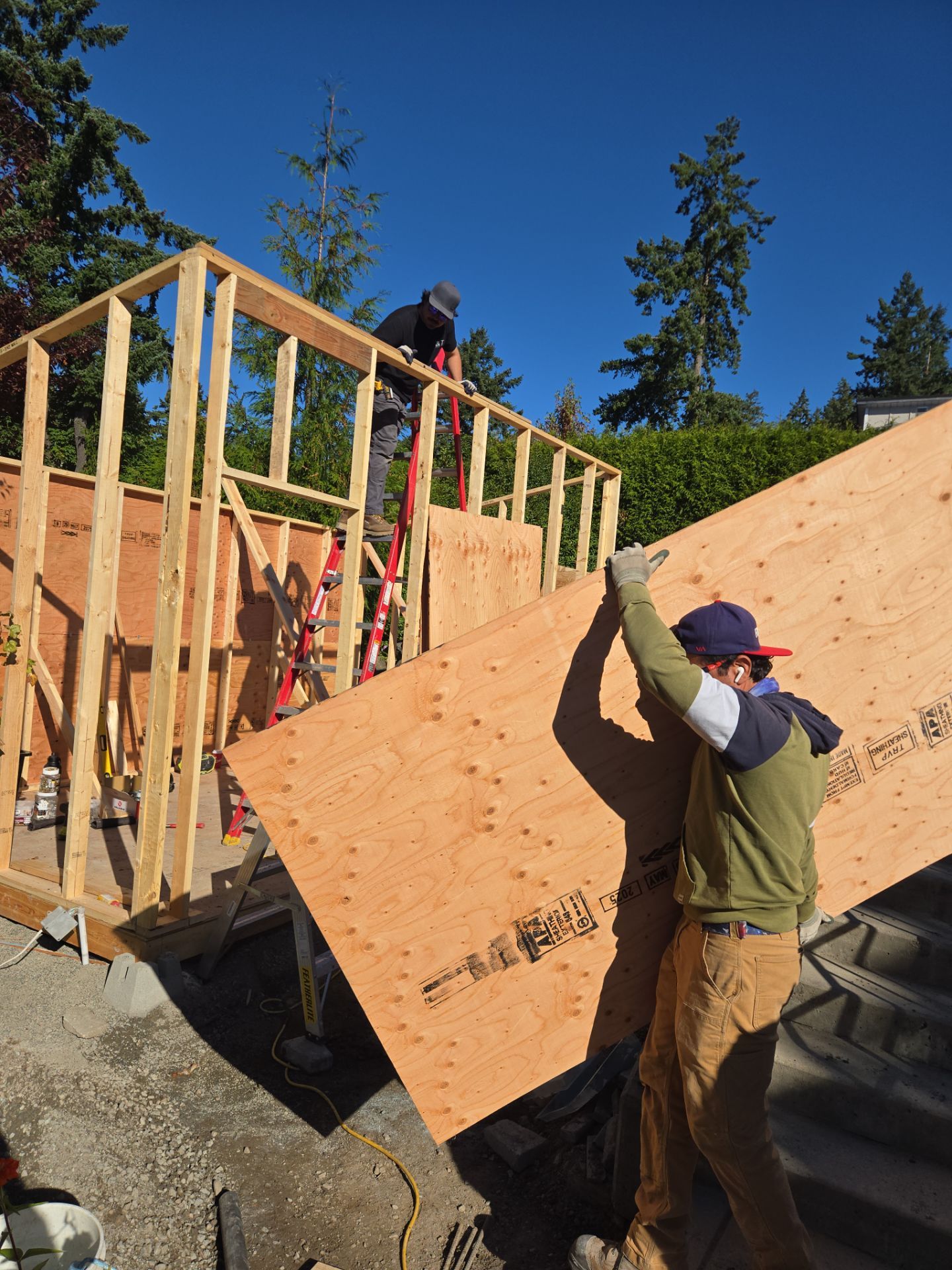 Backyard Transformation — Custom Shed, Paver Patio & Retaining Wall by Habanero Garden and Exterior Care
