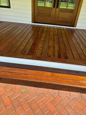 Deck using Wood Sealant