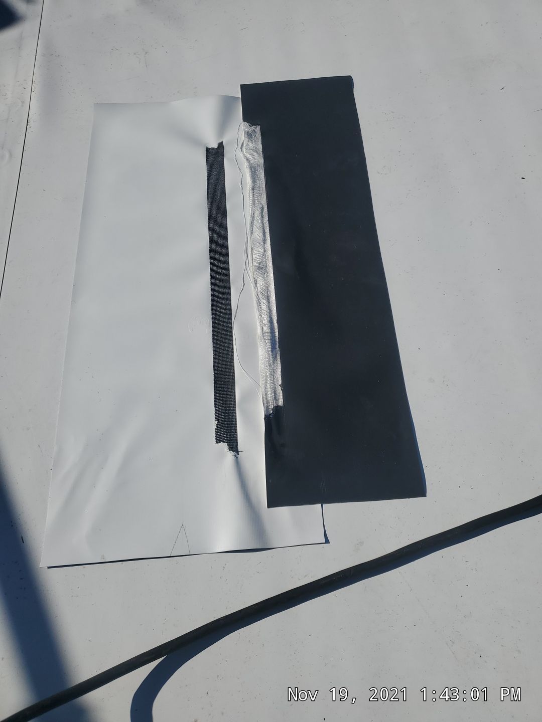 Commercial Roofing Installation using 50 mil PVC by Hostetler Roofing