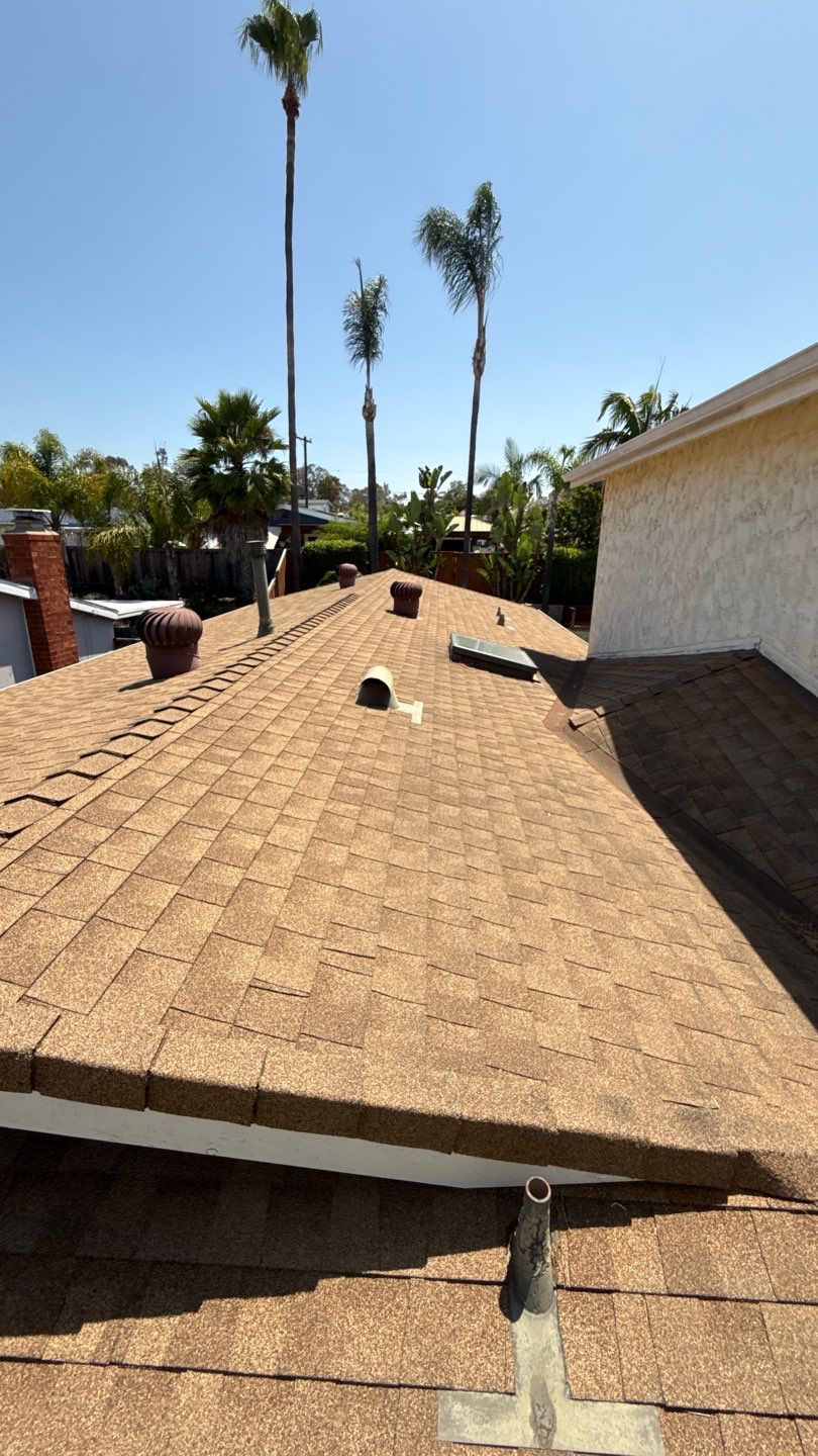 Asphalt Shingle Roof Repair and Fascia Maintenance in San Diego by Reliable Roofing San Diego Inc.