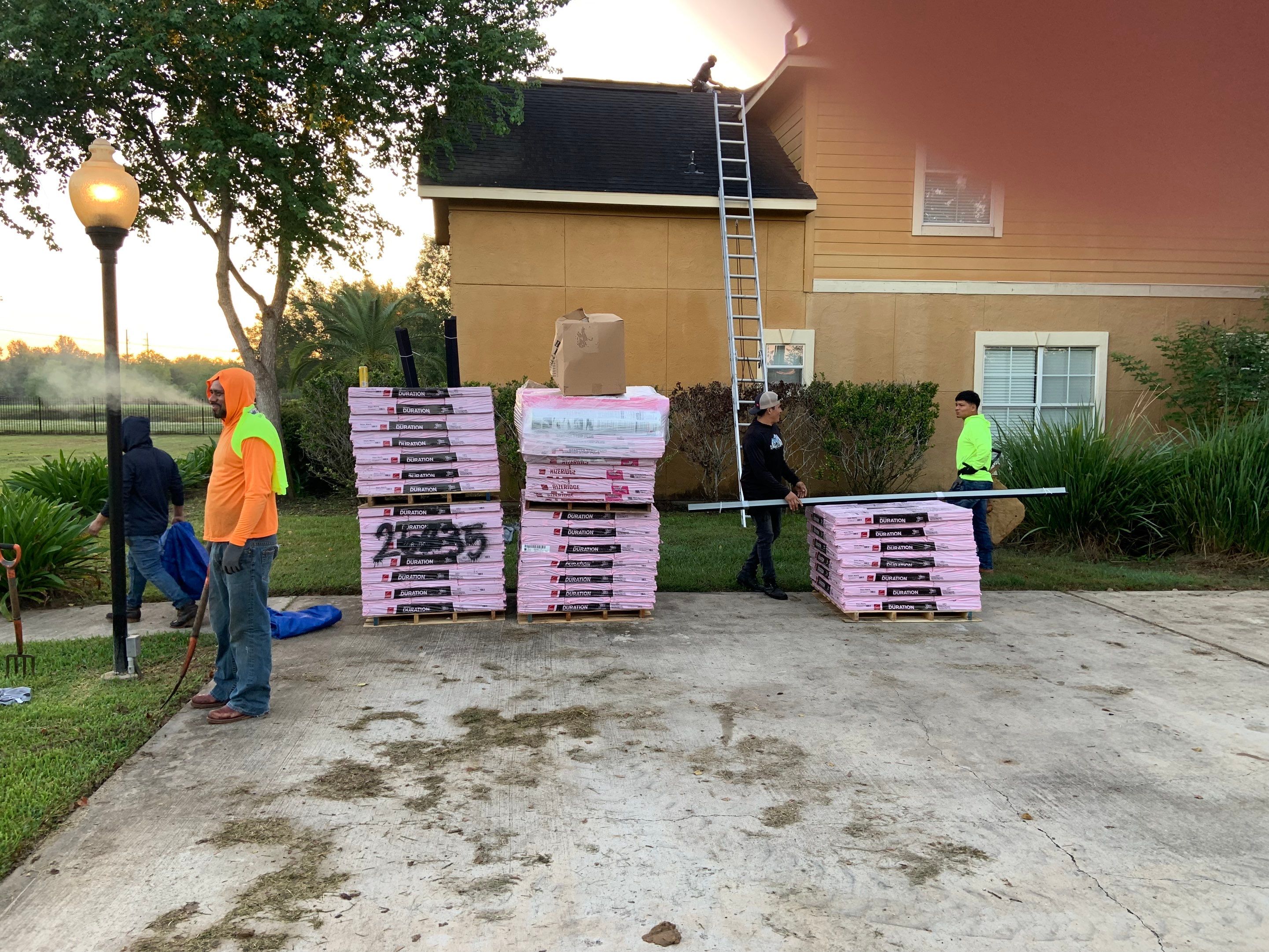 Residential Roofing Installation using Owen's Corning Duration (Lifetime) Shingles by Roof Repair Company