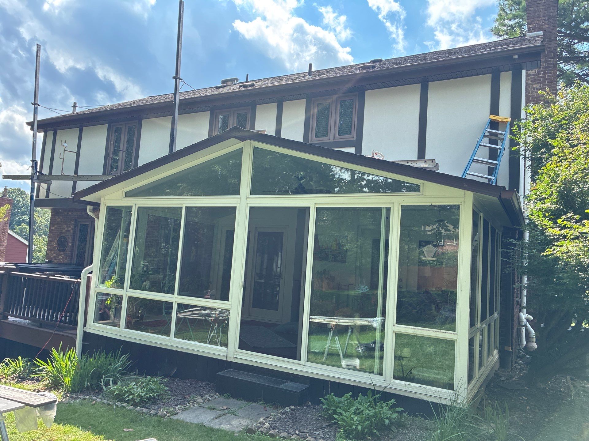 James Hardie Tudor Home Renovation by Ideal Siding Pittsburgh