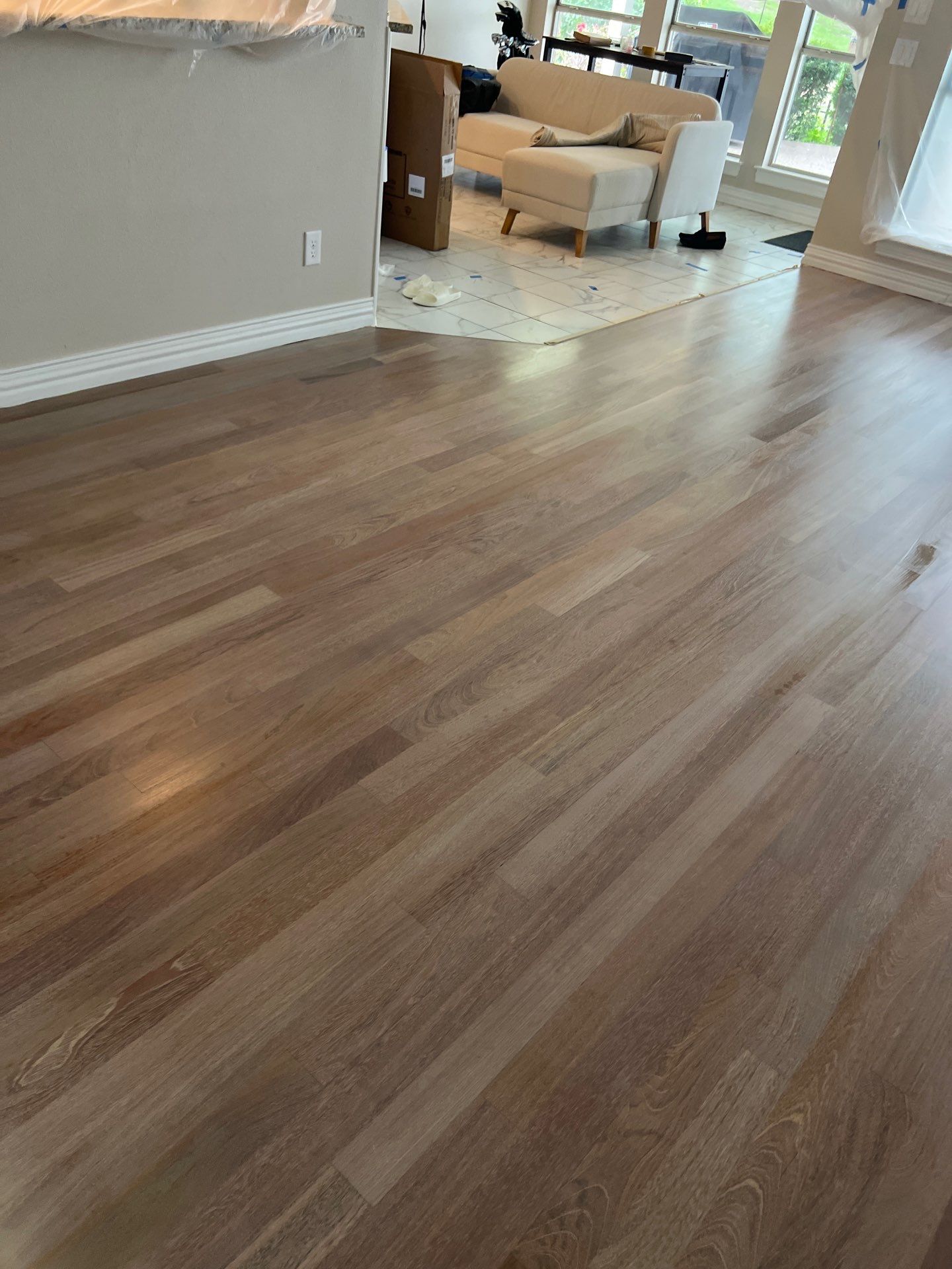 From Traditional Dark to Heavenly White by Bernard Hardwood Floors