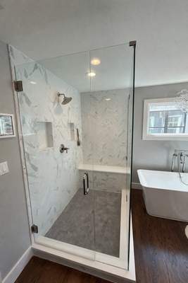 Frameless Shower Install 