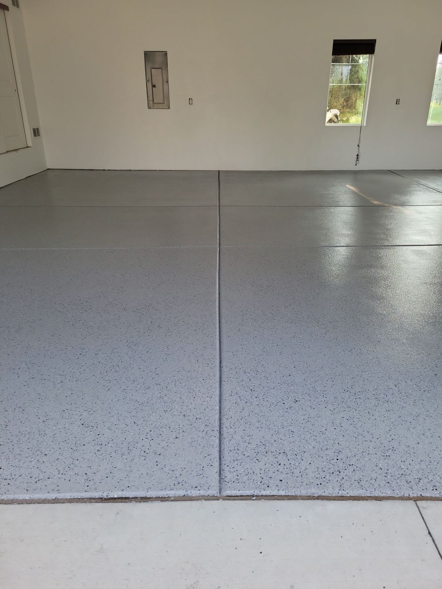 Garage Transformation using Denali Hybrid by Croc Coatings, LLC