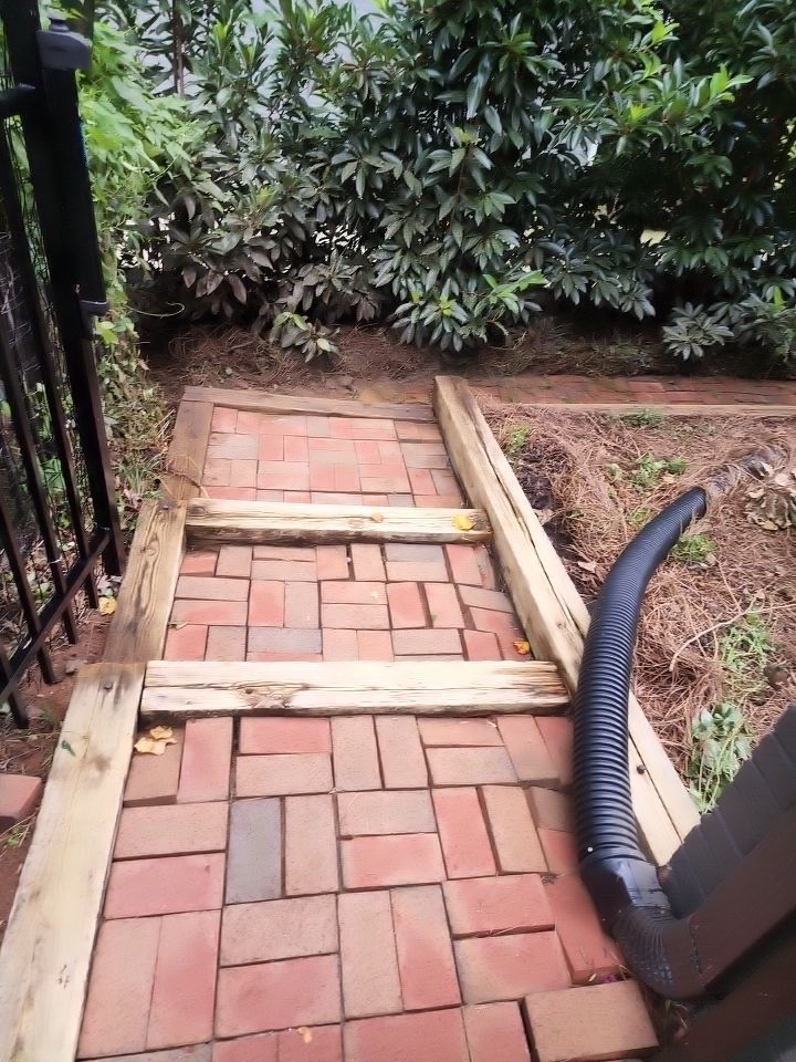 concrete Clean using cleaner by G&H Home Tech Pros LLC
