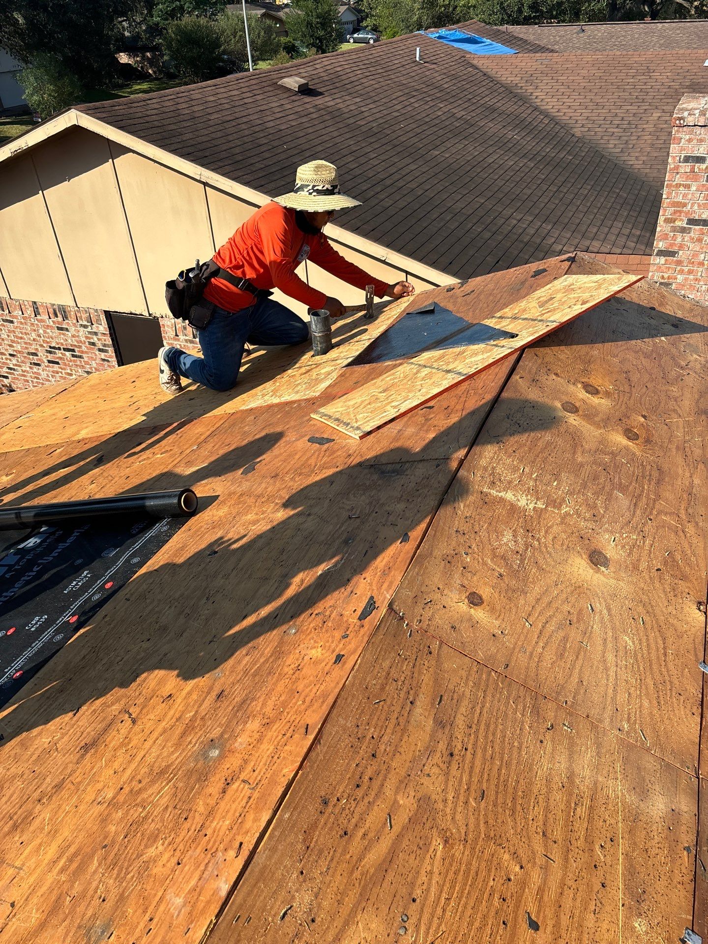 Residential Roofing Installation using Owen's Corning Duration (Lifetime) Shingles by Roof Repair Company