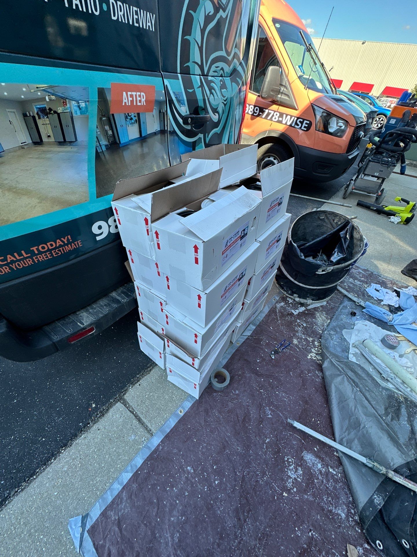 Project in Mt. Pleasant by Wise Coatings of Central Michigan