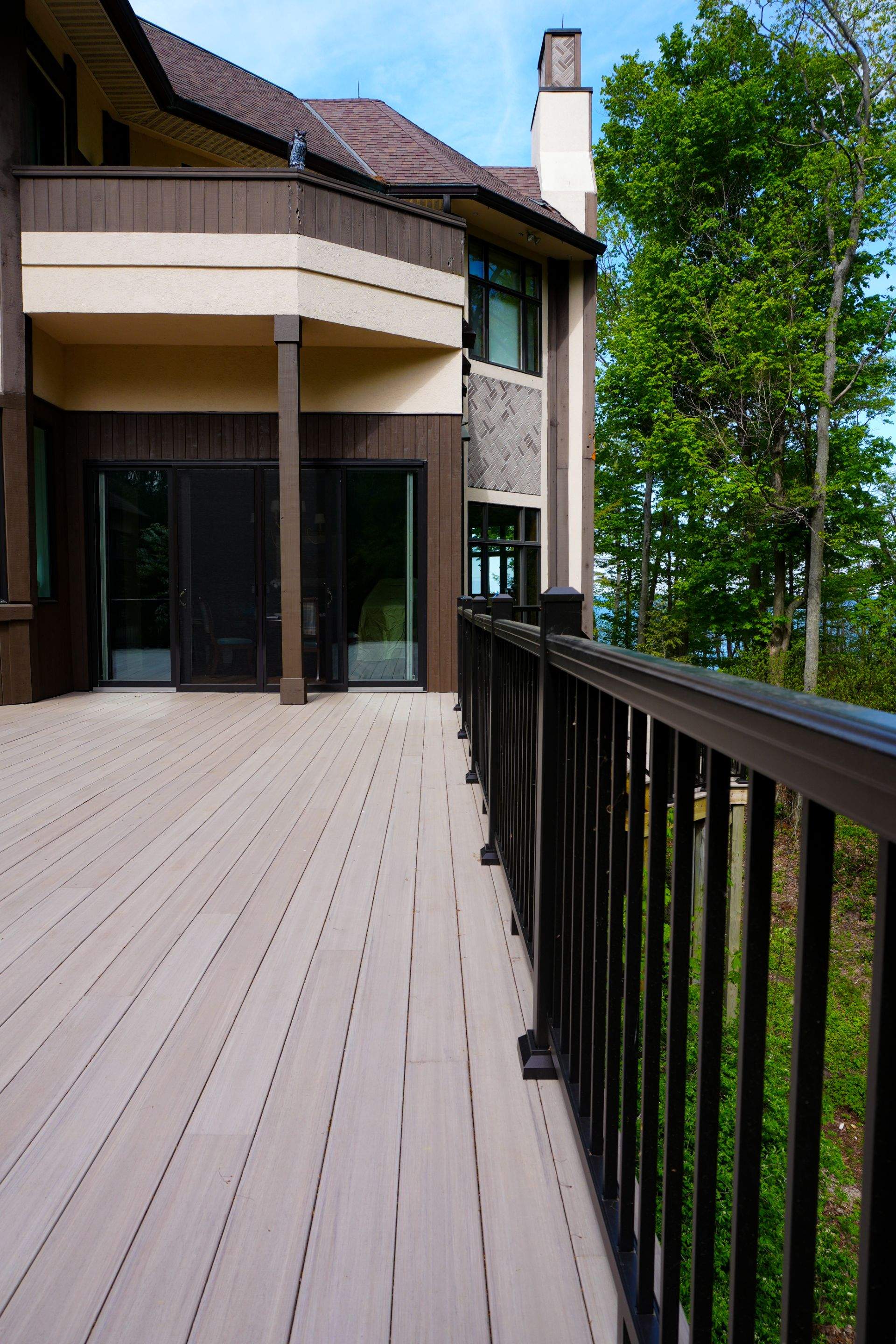 Custom Multi-Level Deck in Grand Haven by Cutting Edge Homes
