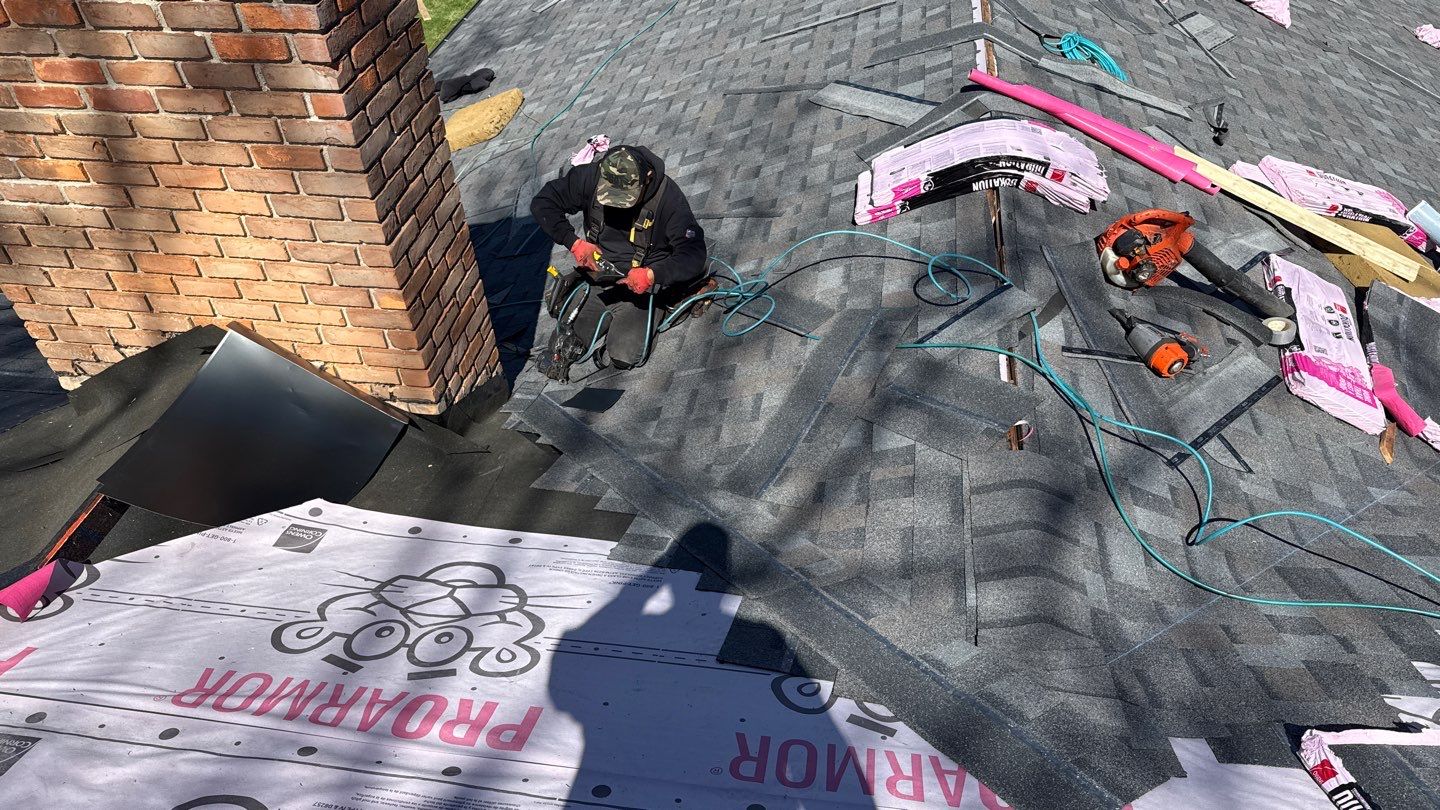 Roof Replacement using Owens Corning Williamsburg Gray by 180 Contractors
