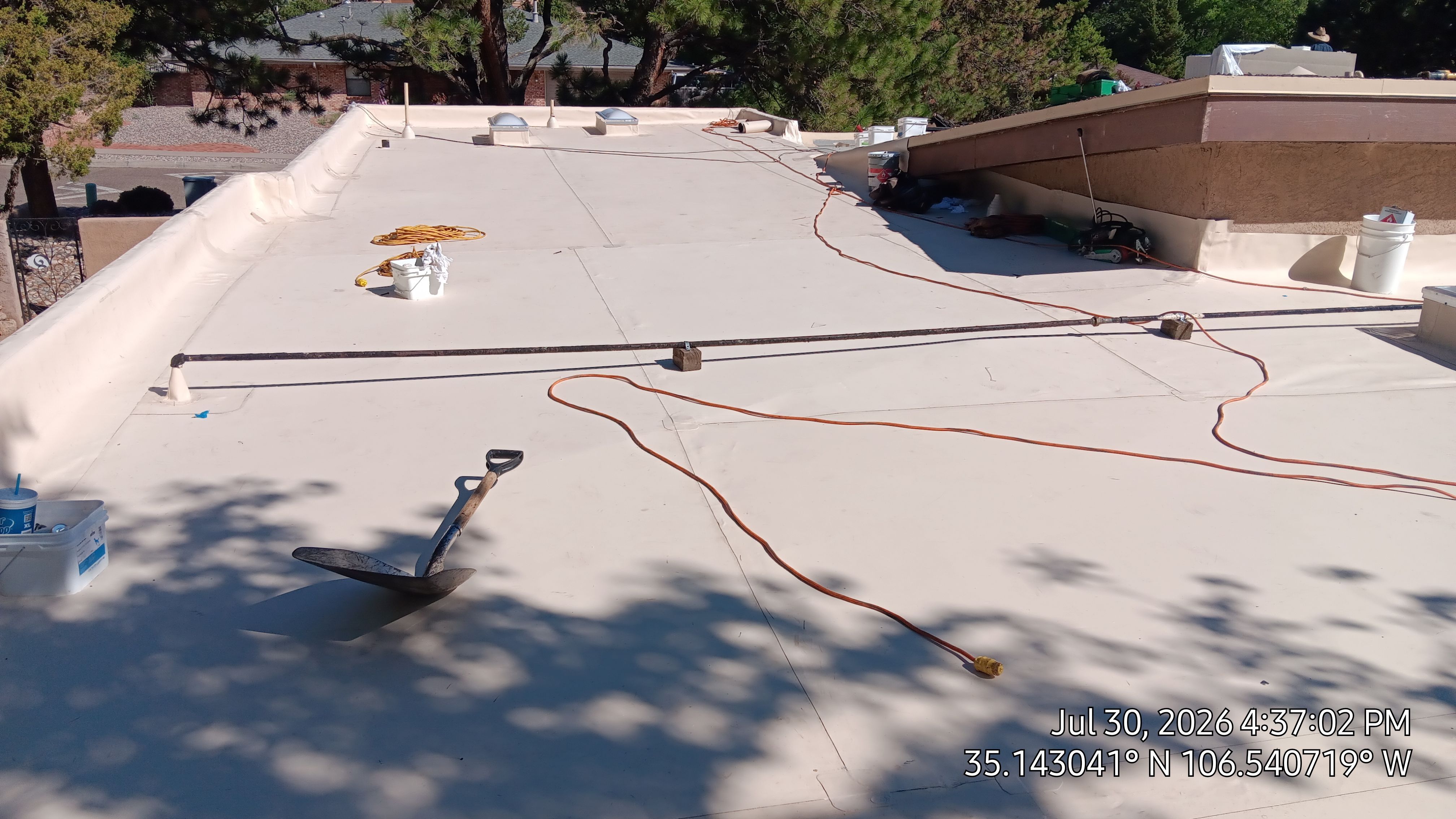 TPO Roof Replacement and Skylight Upgrade in the Northeast Heights, Albuquerque by Doyle Roof Masters Inc