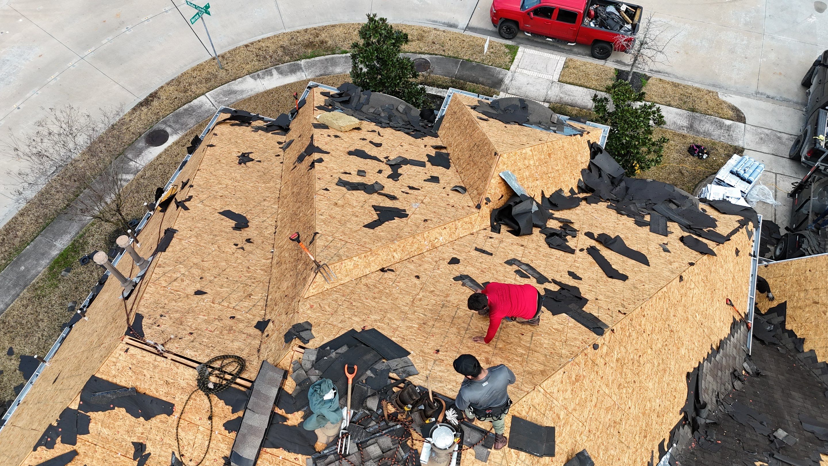 Roof Replacement in Cypress after Customer sustained Hail Damage! by Core Four Roofing