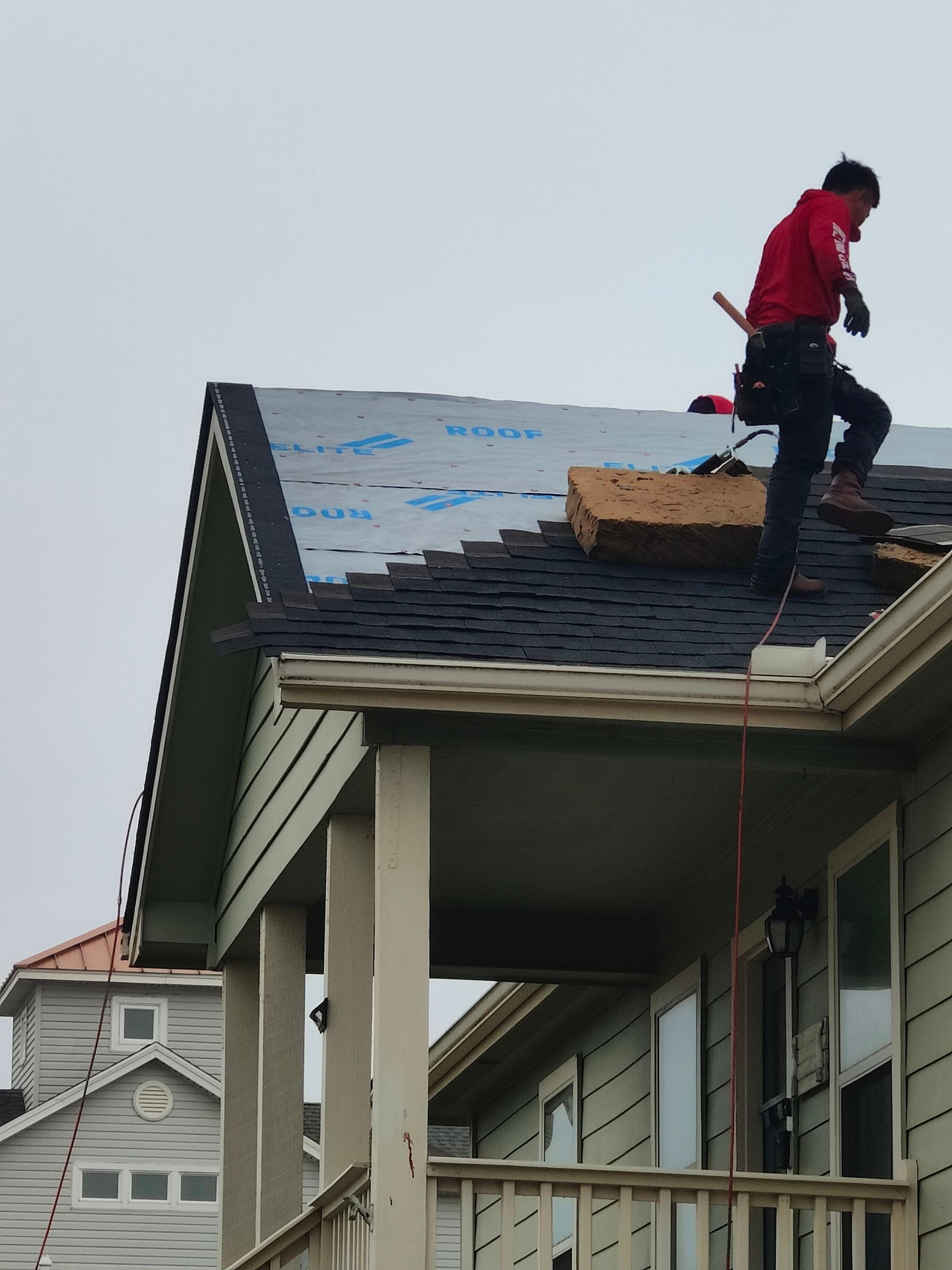 Residential Roof Replacement using GAF NATURAL SHADOW - CHARCOAL  by Elite Roofing LLC
