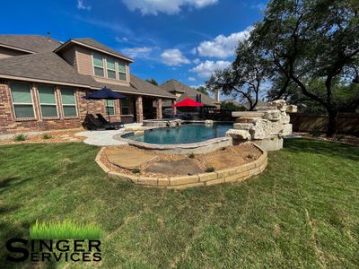 Complete Landscape Restoration after Pool Installation 
