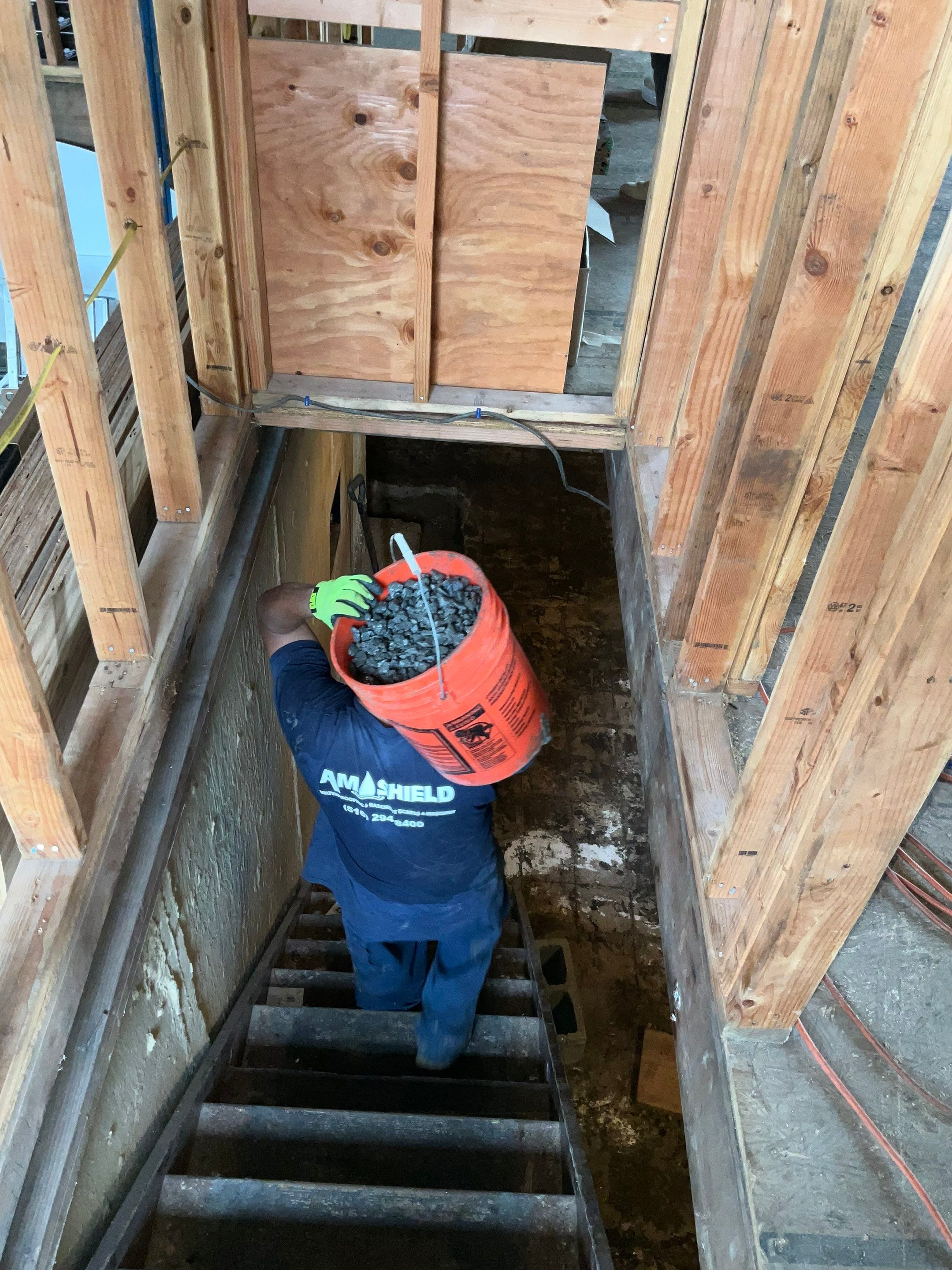 Club Dr • Massapequa, NY 11758 by A.M. Shield Waterproofing, Corp.