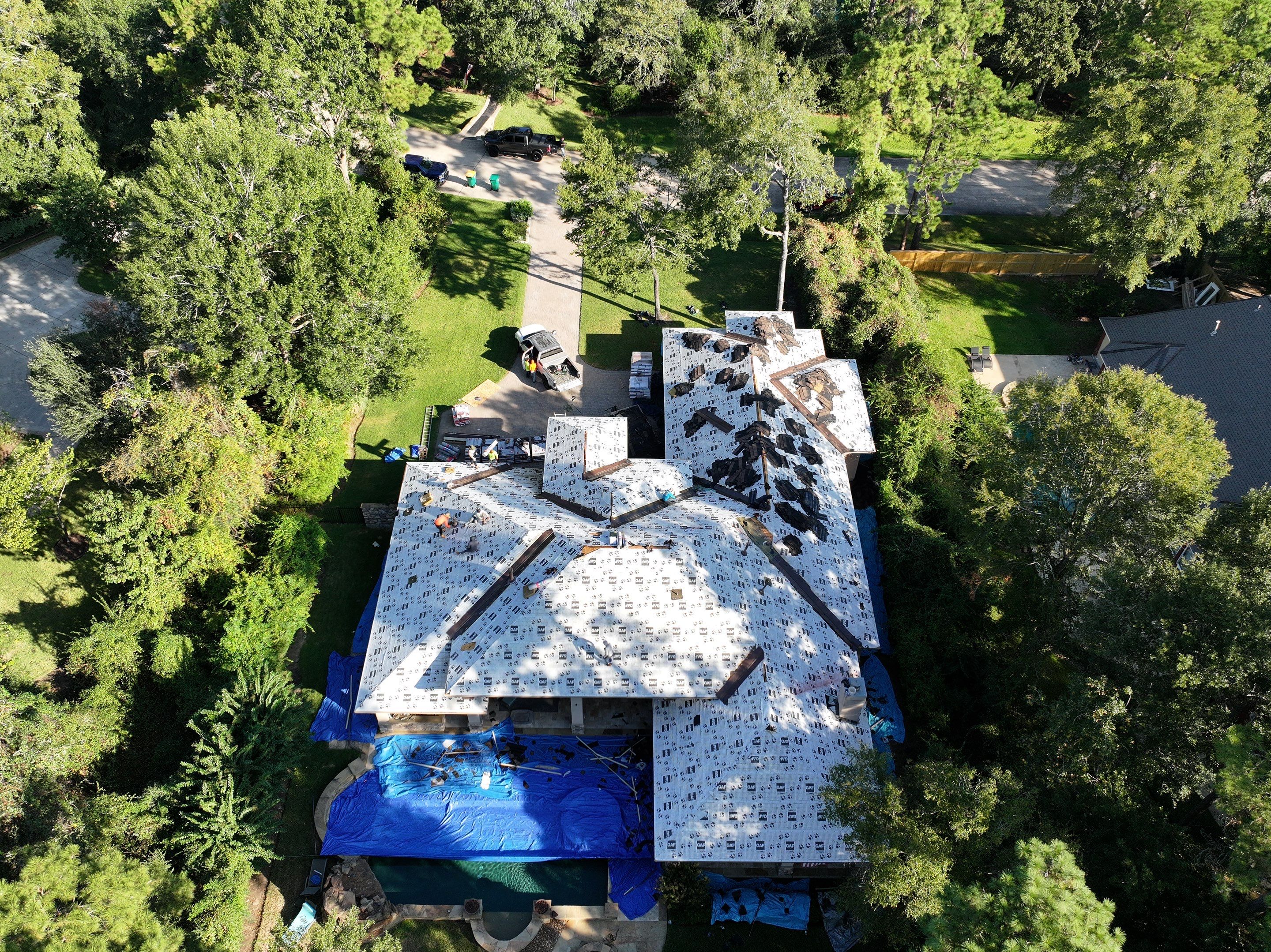 Residential Asphalt Shingle Roof Replacement in Spring, Texas by Abbott Roofing Company