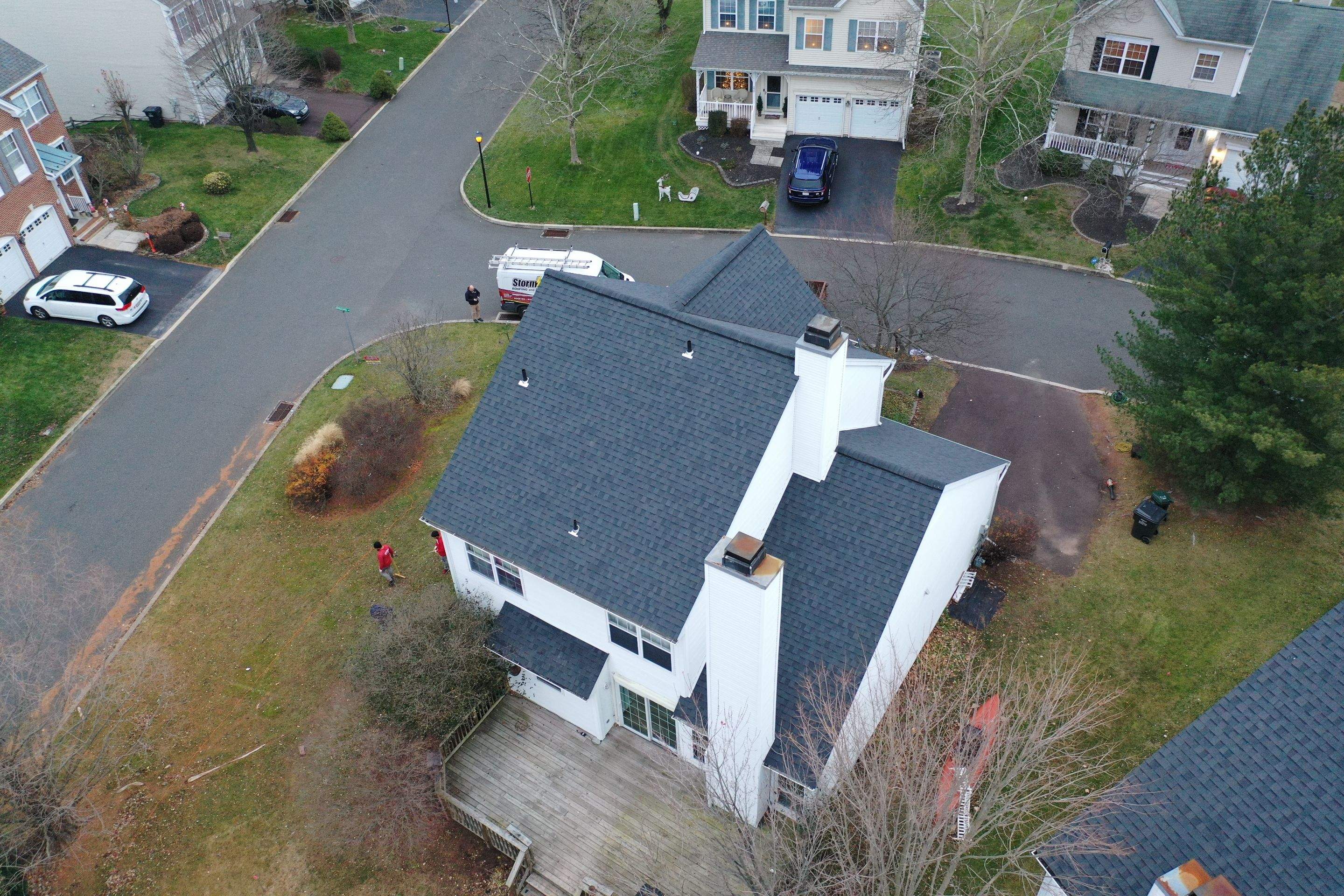 Roofing Installation using CertainTeed Landmark - Moire Black by Storm Guard of Ches-Mont PA
