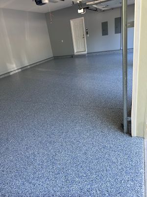 Garage Floor Coating using Steamboat