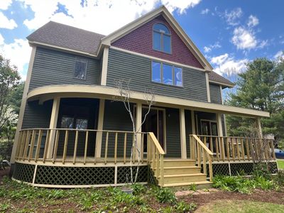 Victorian Home Exterior Painting and Porch Carpentry in China