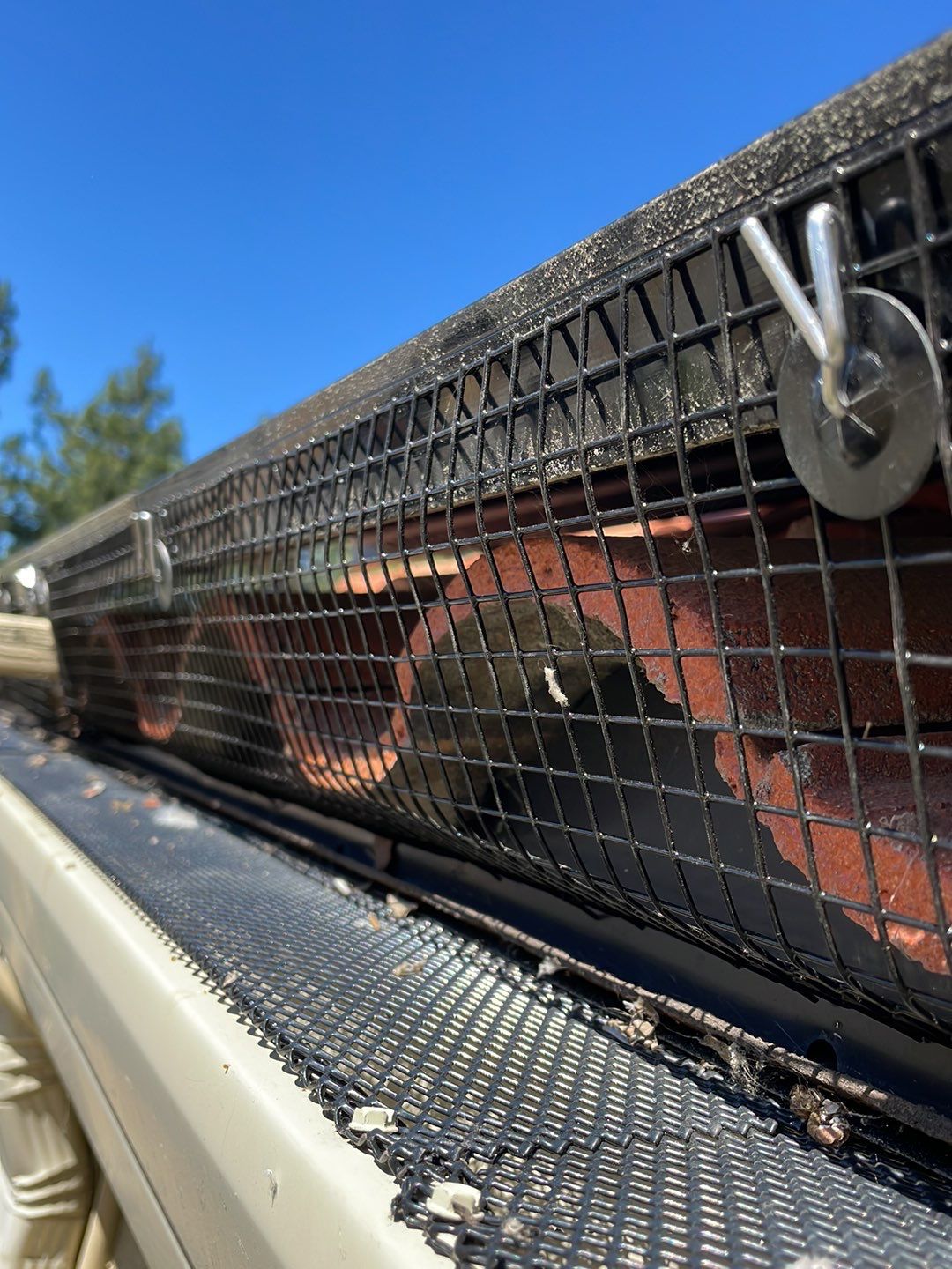 Solar Panel Bird Proofing using Critter Guard Mesh by All One Solar Shine