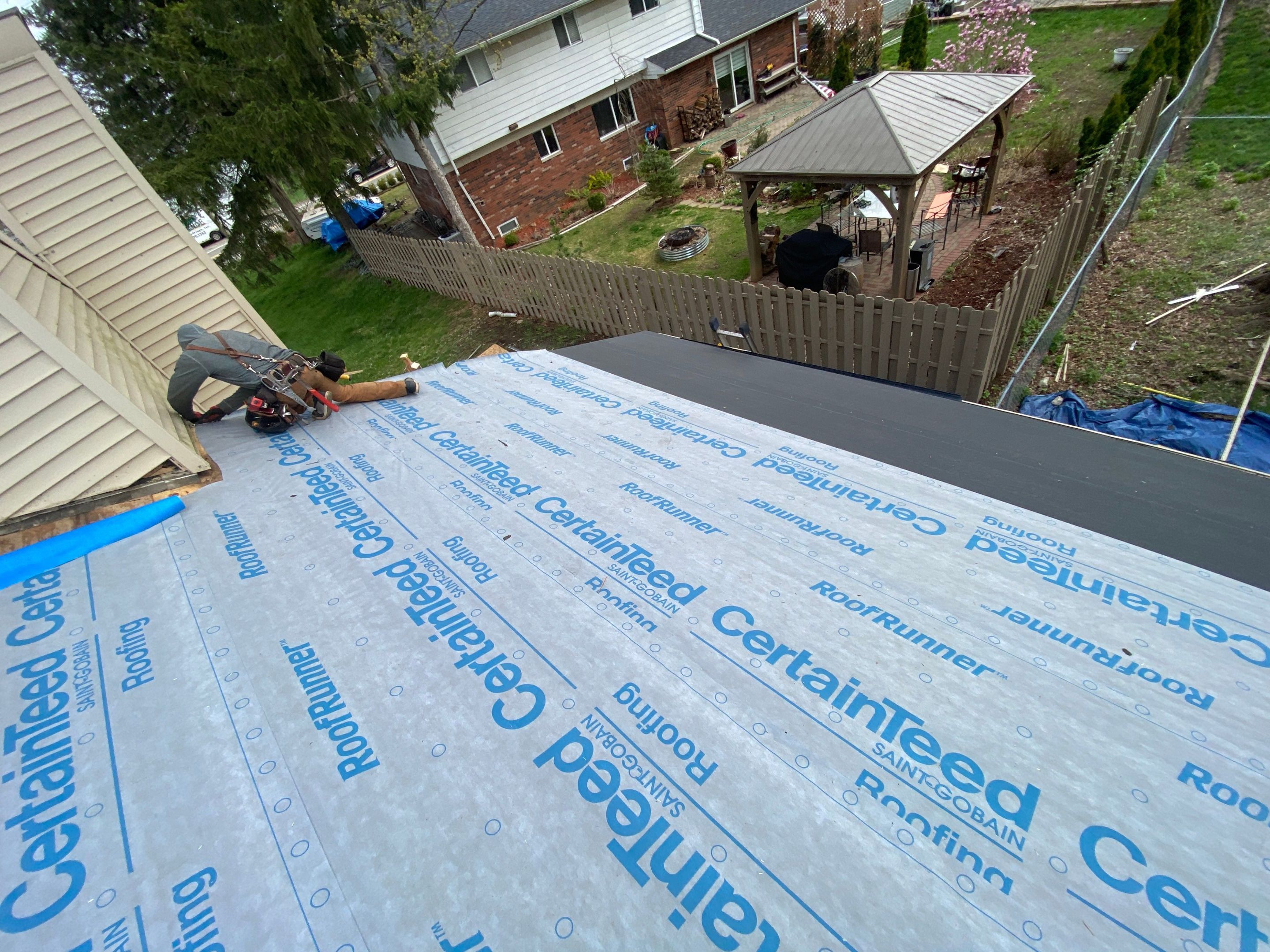 Roof Replacement using CertainTeed Landmark Pro by 180 Contractors