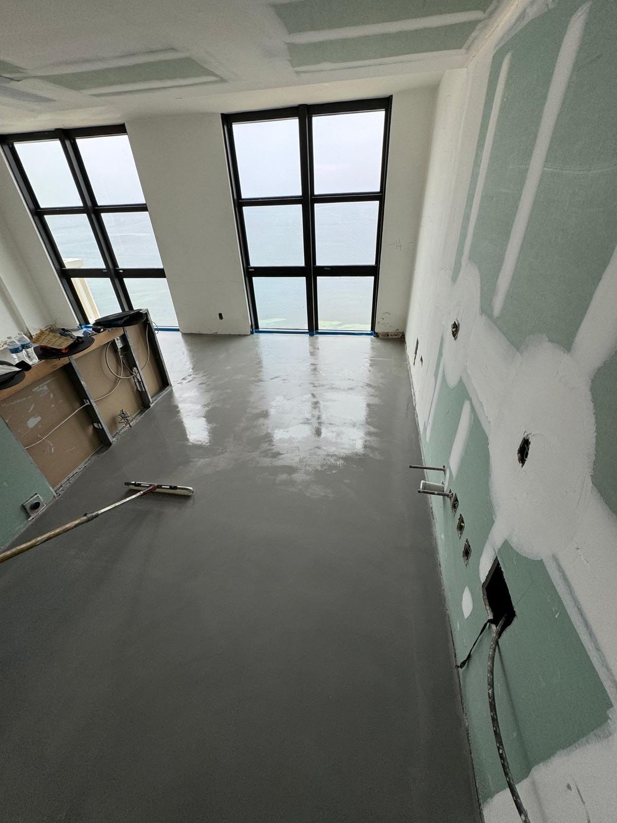 Microtopping on Key Biscayne Apartment by Seamless Surfaces