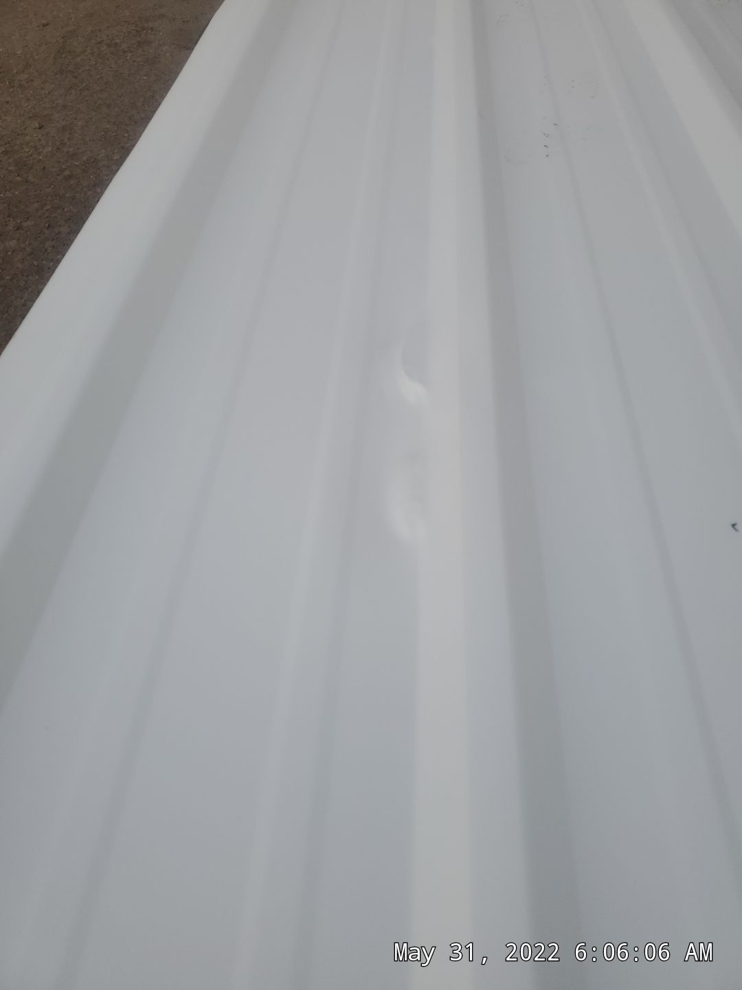 Commercial Roofing Installation using Aluminum Roofing panels by Hostetler Roofing