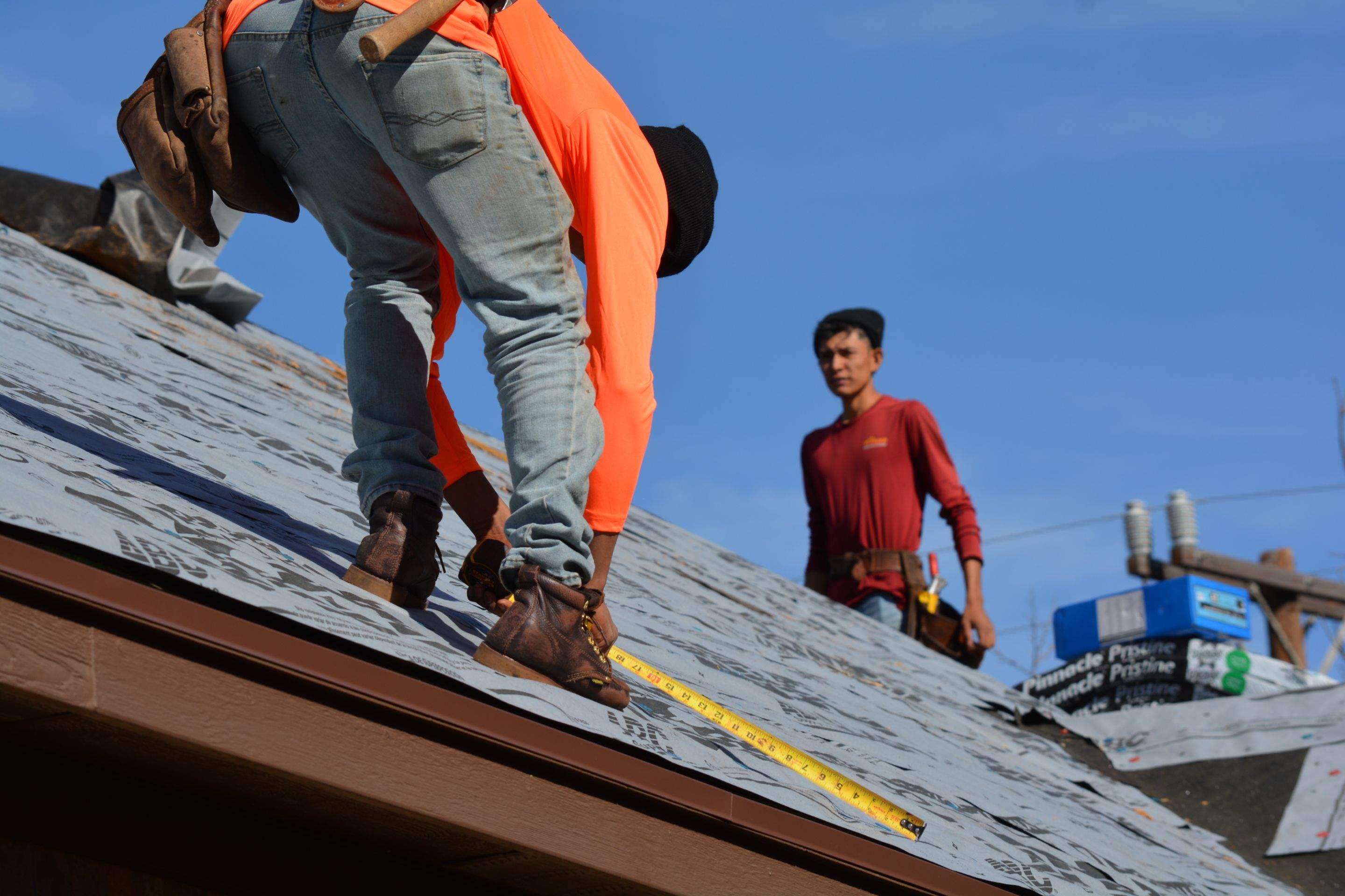Residential Roof Replacement using Pinnacle Pristine 30 Year Laminate Shingles by Premier Roofing and Contracting