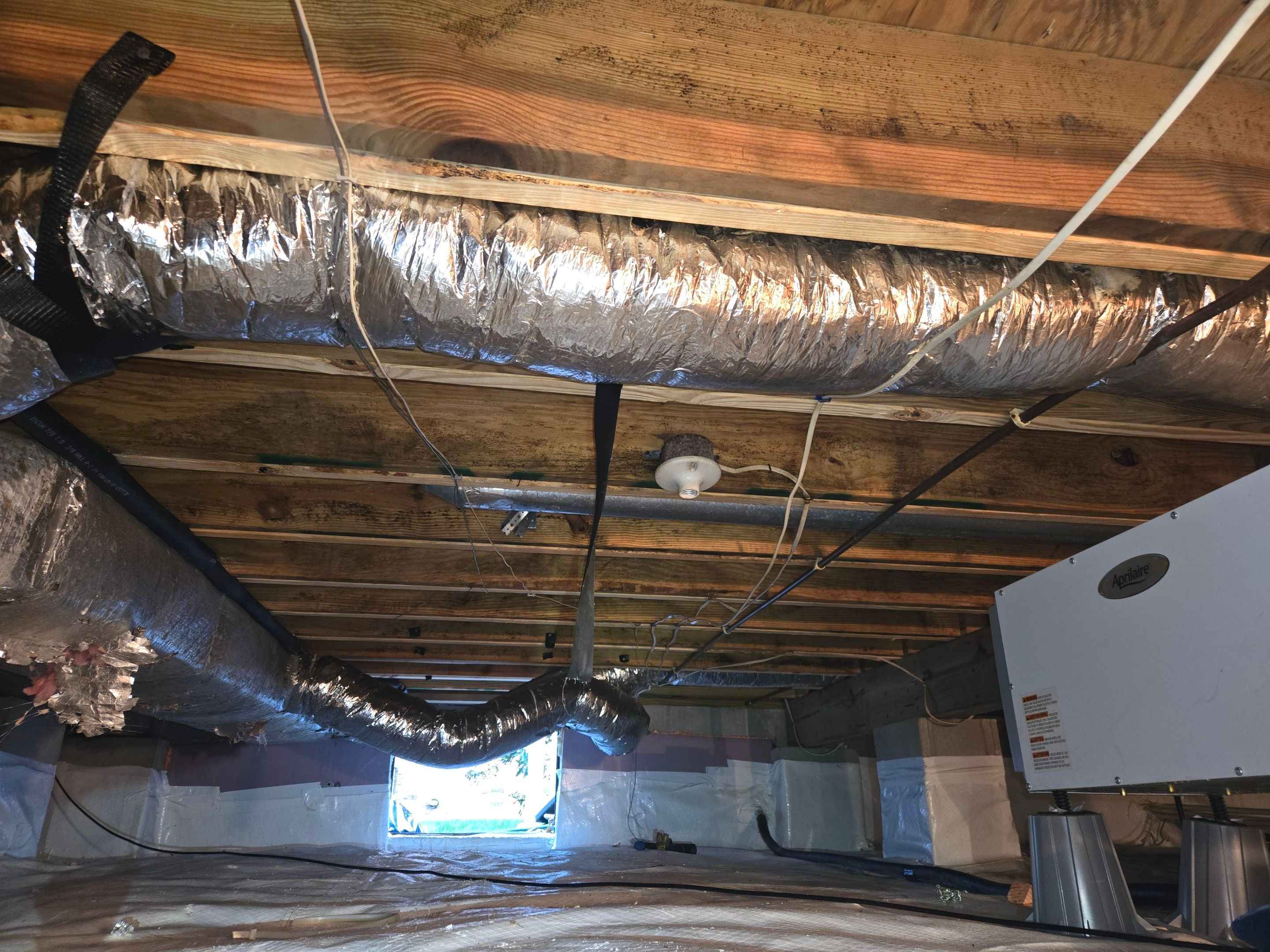 Project in Williamsburg by Patriot Crawl Space Repairs