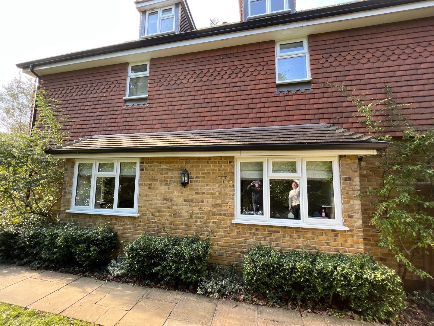 Exterior Clean - Roof - Patio using Honda 15lpm Low Pressure Washing Machine by Ges Exterior Cleaning ltd