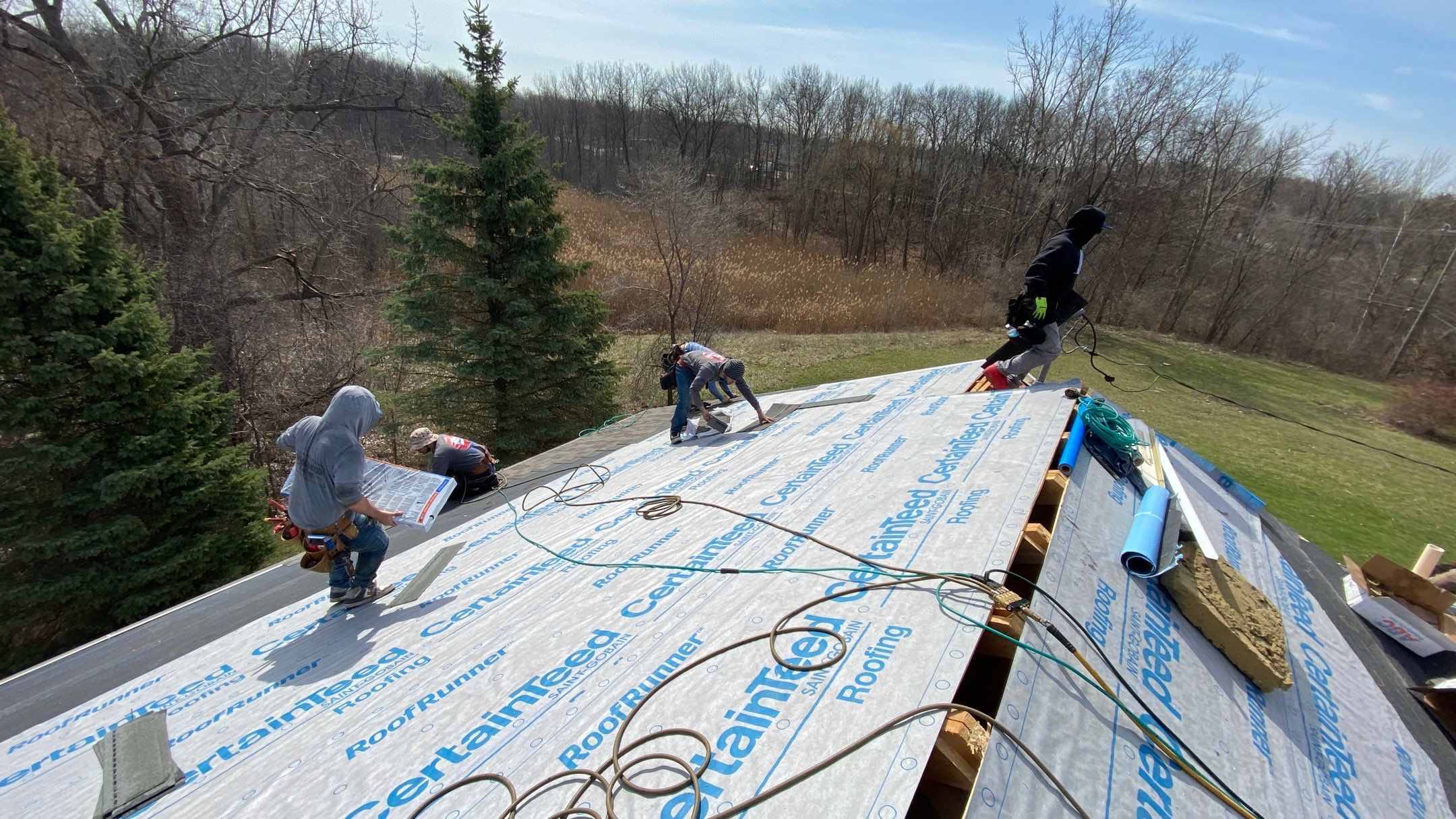 Roof Replacement using CertainTeed Landmark by 180 Contractors