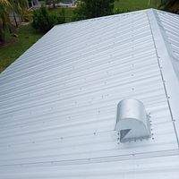 24ga 5V Crimp Mill Finish  by Total Roofing System The Metal Roof Experts