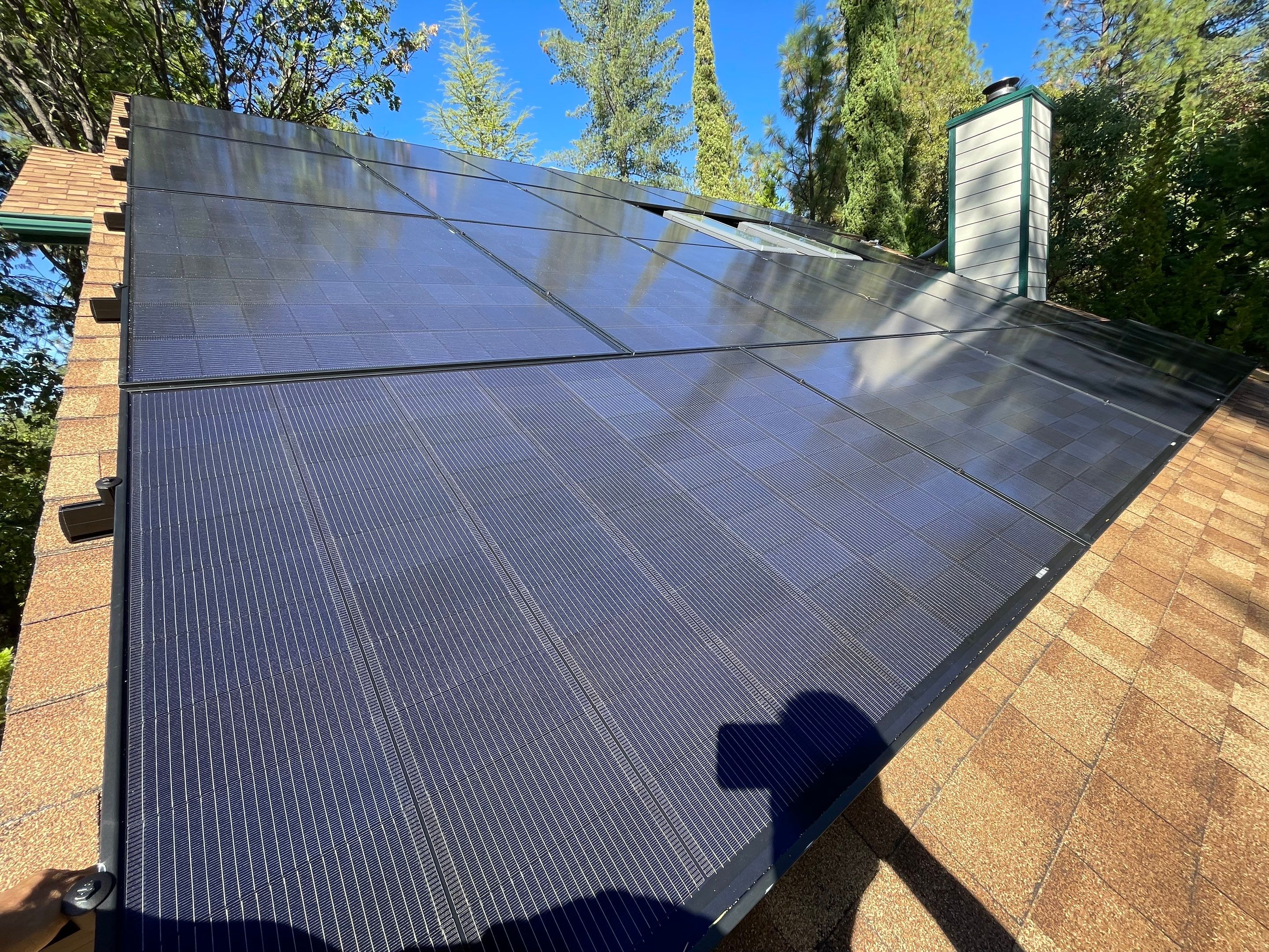 Solar Panel Installation using REC Solar Panels by Byers Enterprises 