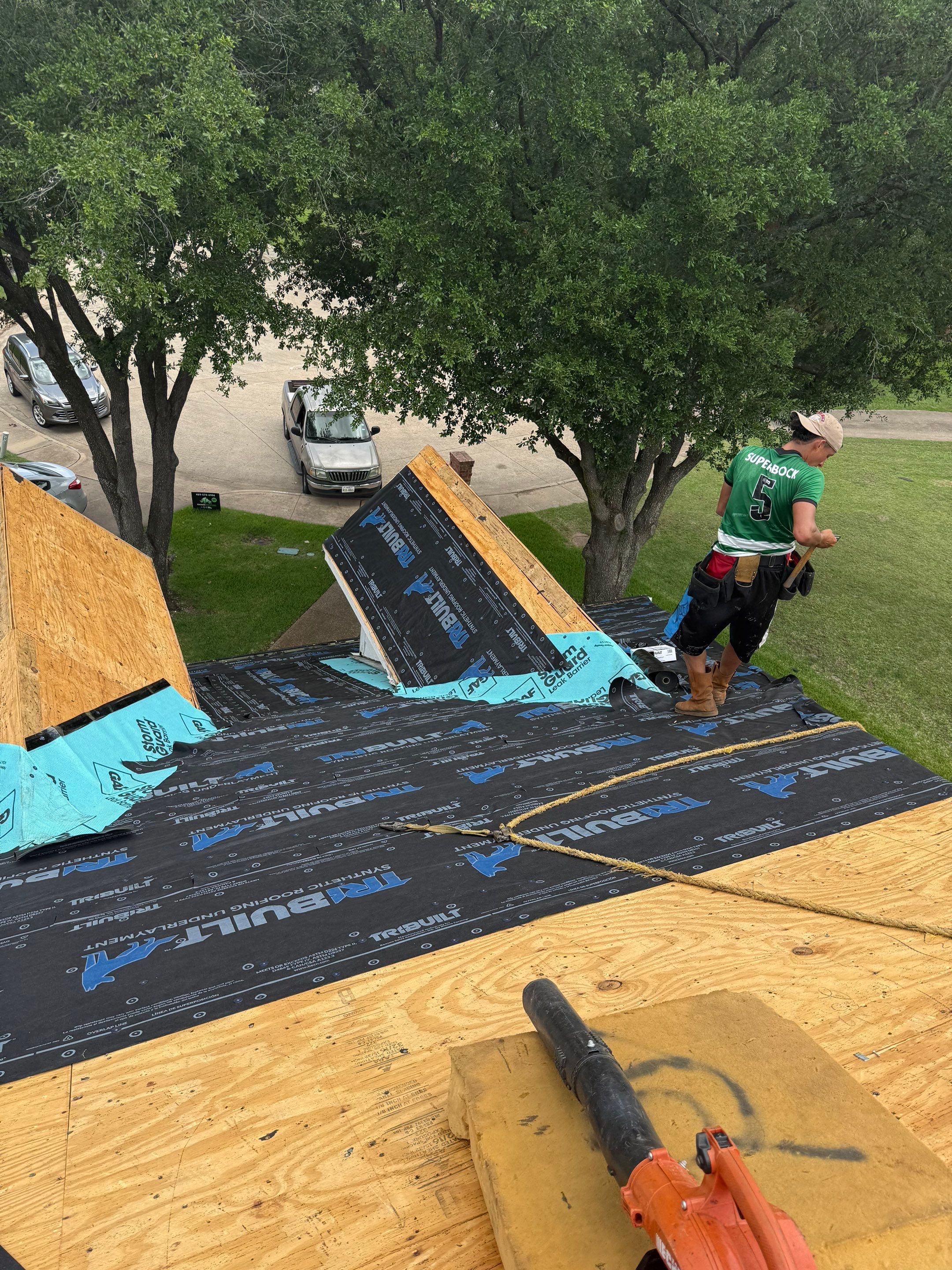 Project in DeSoto by Rhino Roofing and General Contracting, LLC