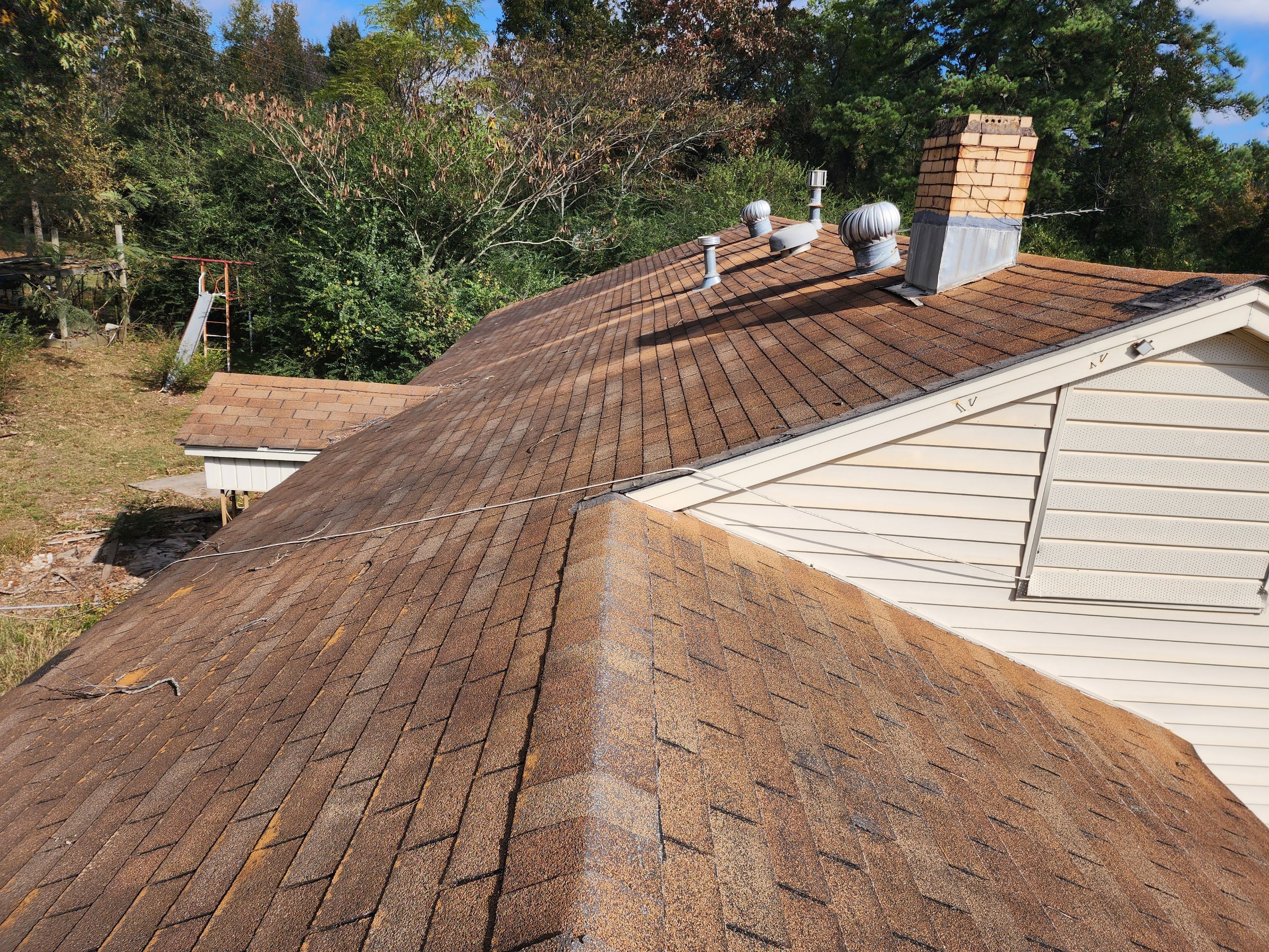 Residential Roofing Repair using Malarkey Highlander: Natural Wood by Hostetler Roofing