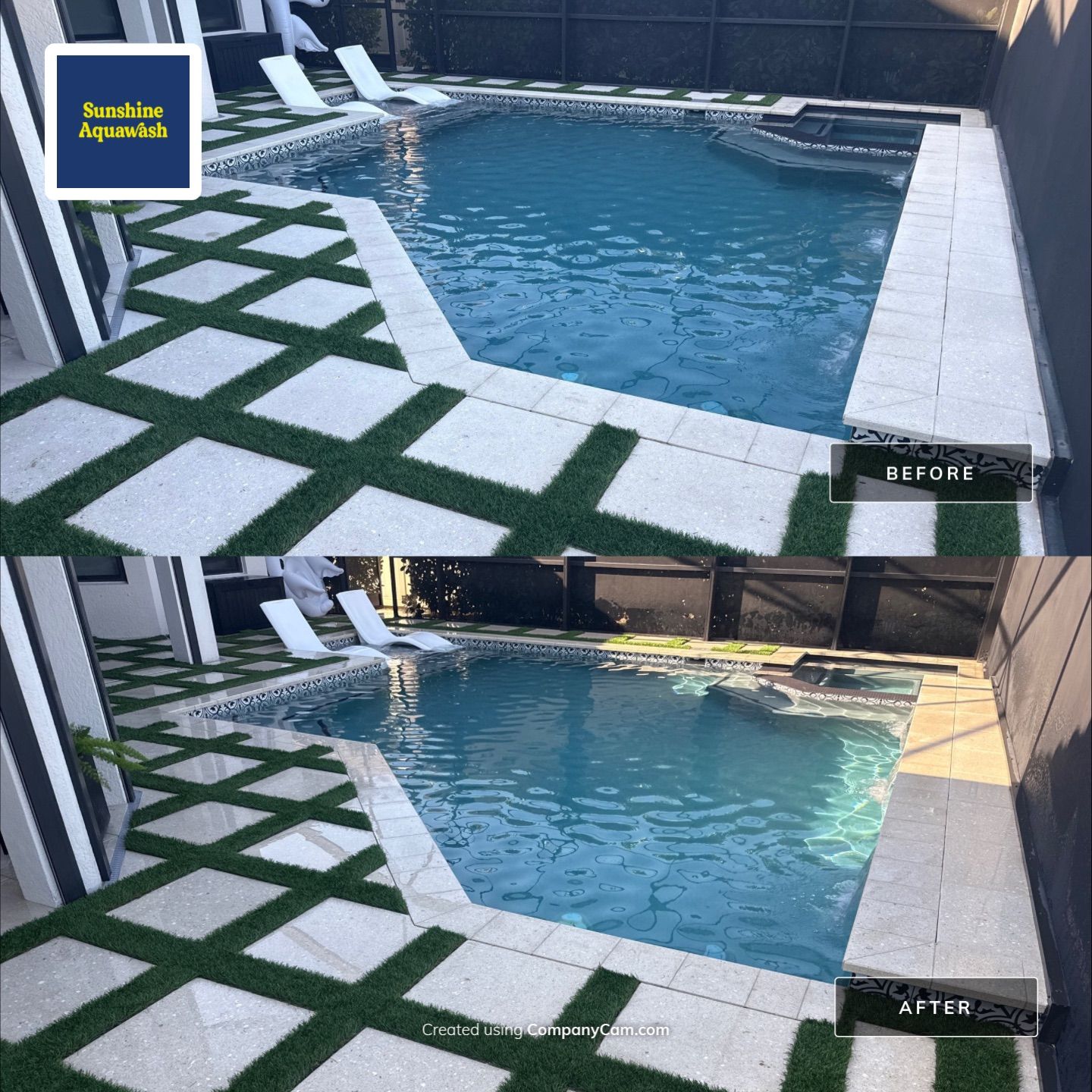 Pool Deck & Lanai Cleaning in Esplanade at Azario – Lakewood Ranch, FL 34211 by Sunshine AquaWash