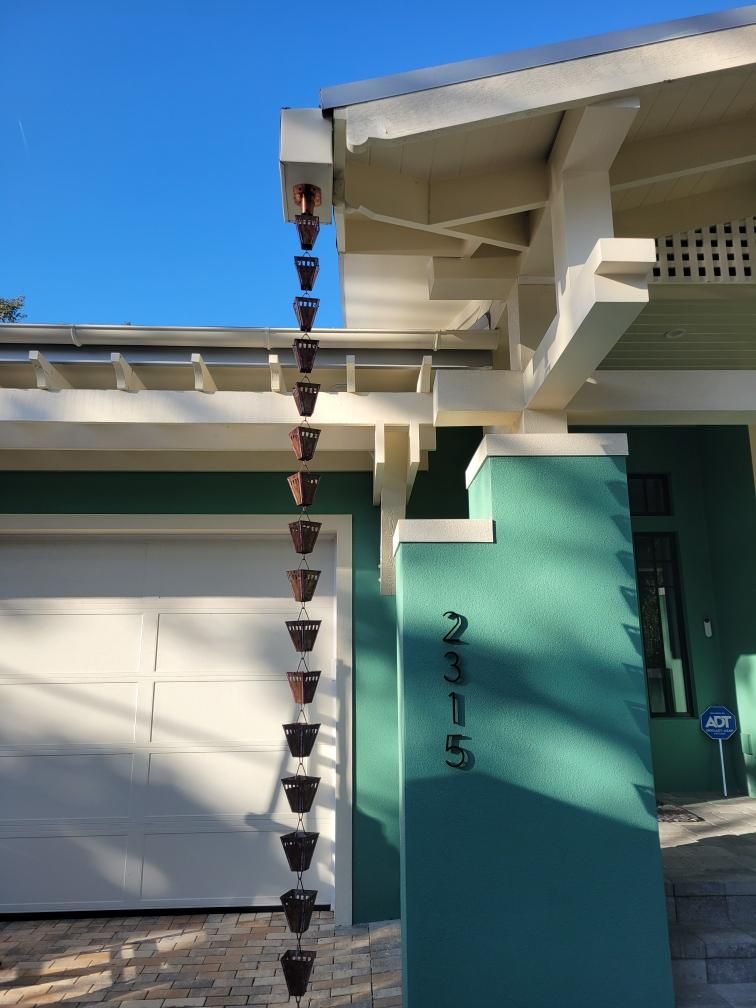 Modern Gutter Styles in Sarasota FL by Gutter Professors