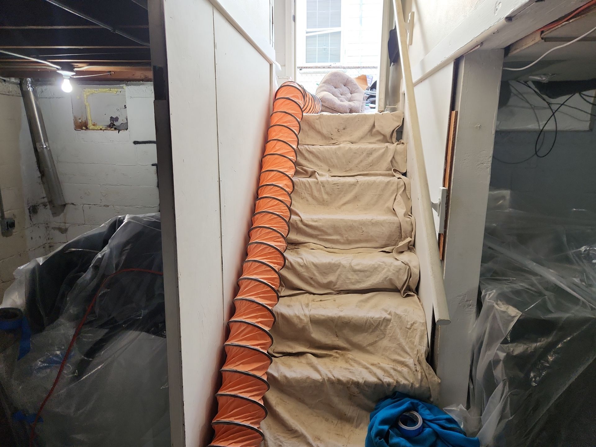 Basement Waterprooring With Vapor Barrier by ACE Waterproofing & Basement Solutions