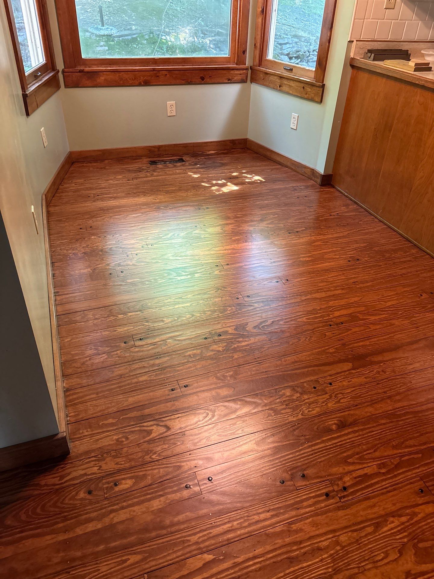 Hardwood Floor Sanding and Refinishing Project in Walton, Kentucky by Footprints Floors Kentucky